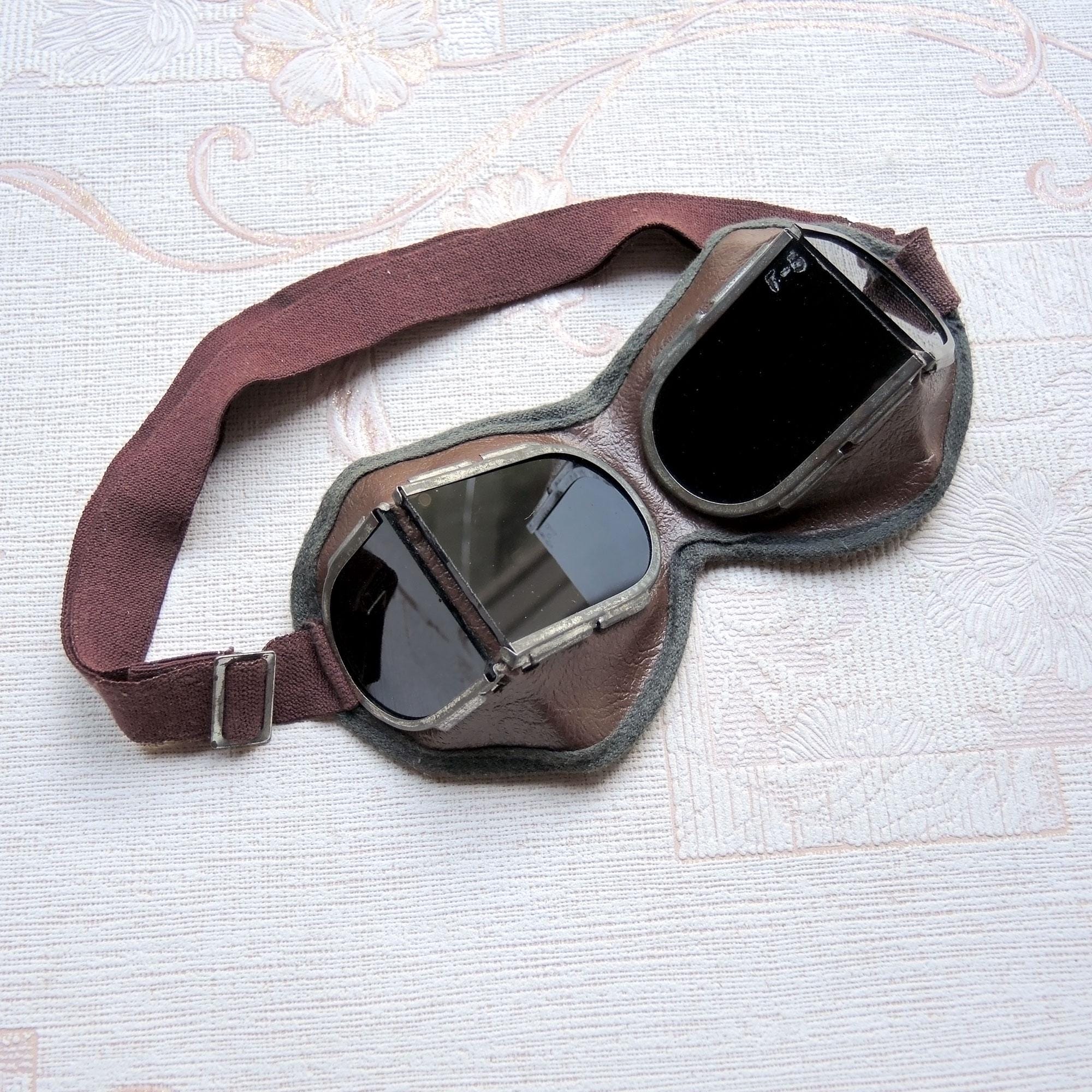 新作登場，本物保証 『旧日本軍 当時物/空軍 ゴーグル 飛行メガネ 箱付