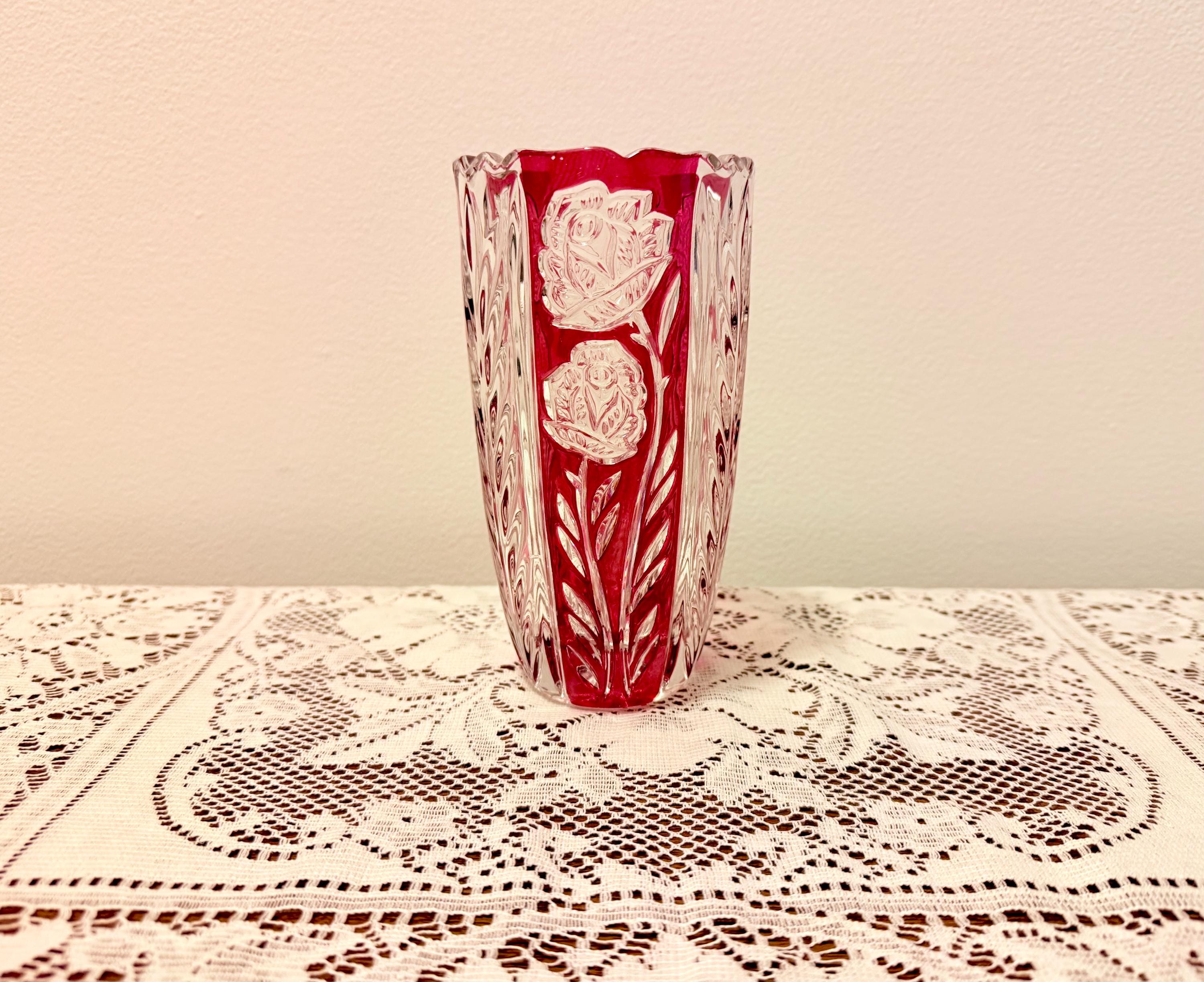 花瓶 ドイツ hamburg Echt Bleikristall 花瓶 ドイツ hamburg Echt