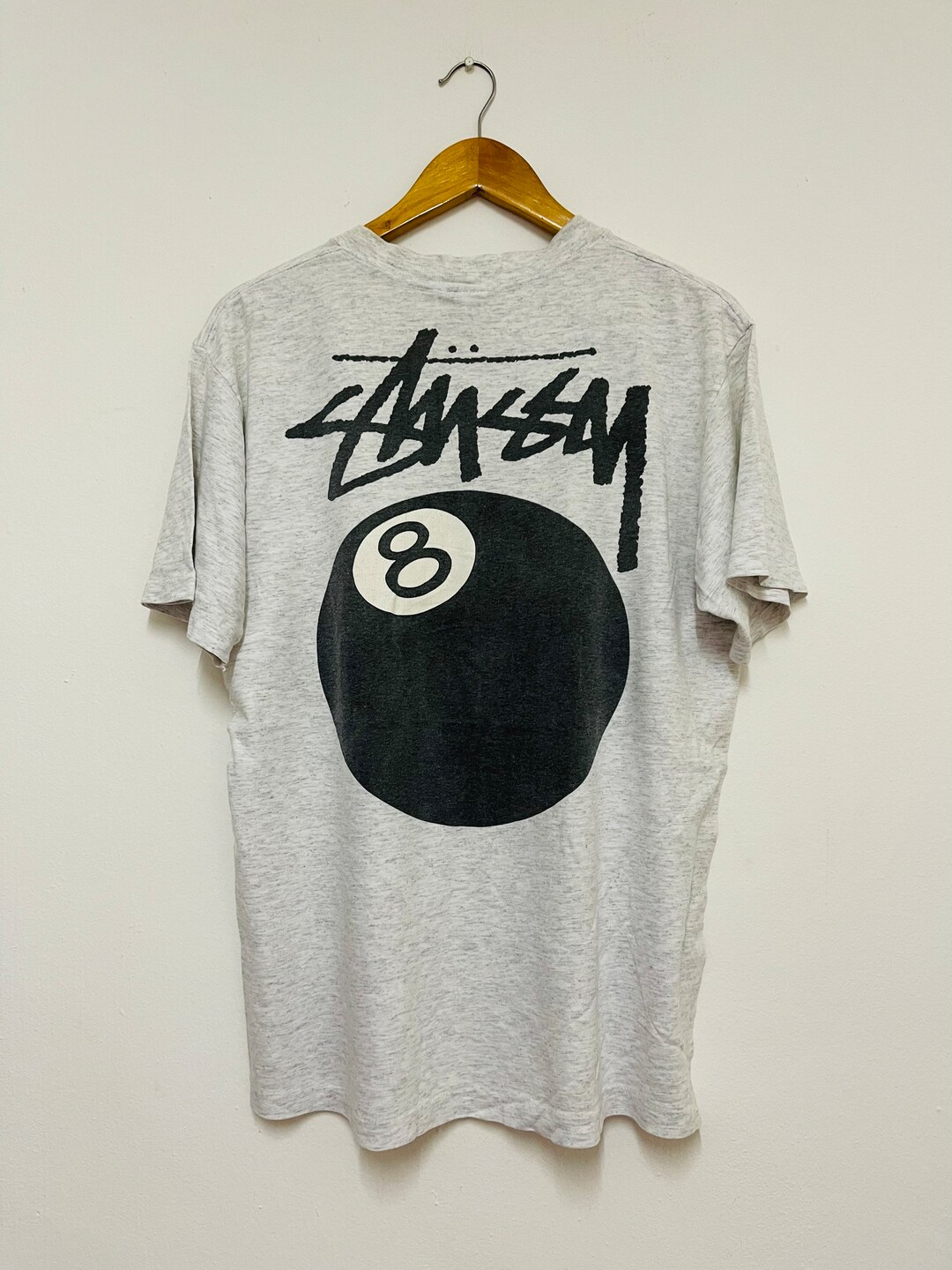 Vintage 90s Stussy : Eightball American Modern Streetwear T-shirt