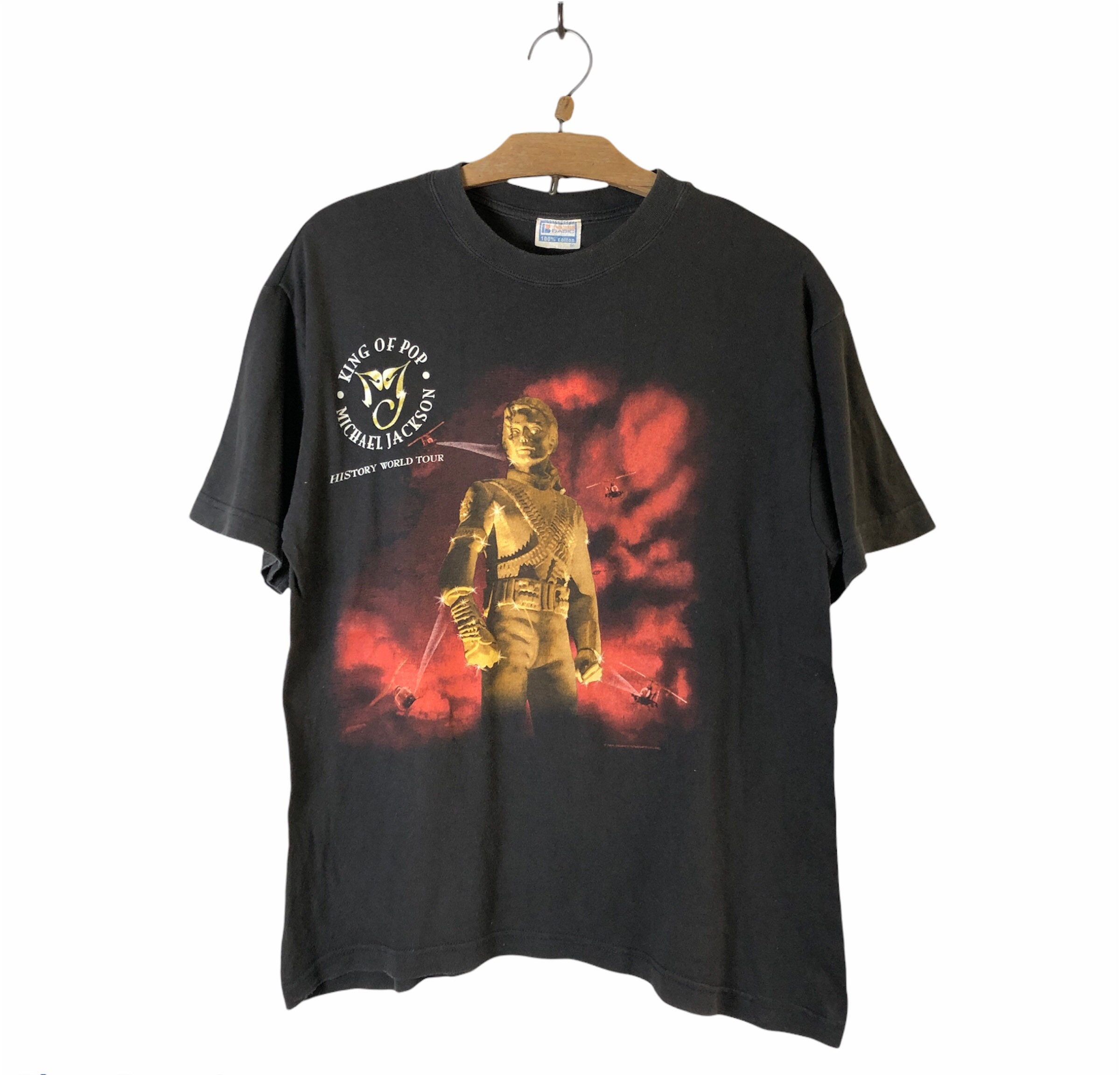 Vintage Michael Jackson 90s History Tour King of Pop Tshirt - Etsy