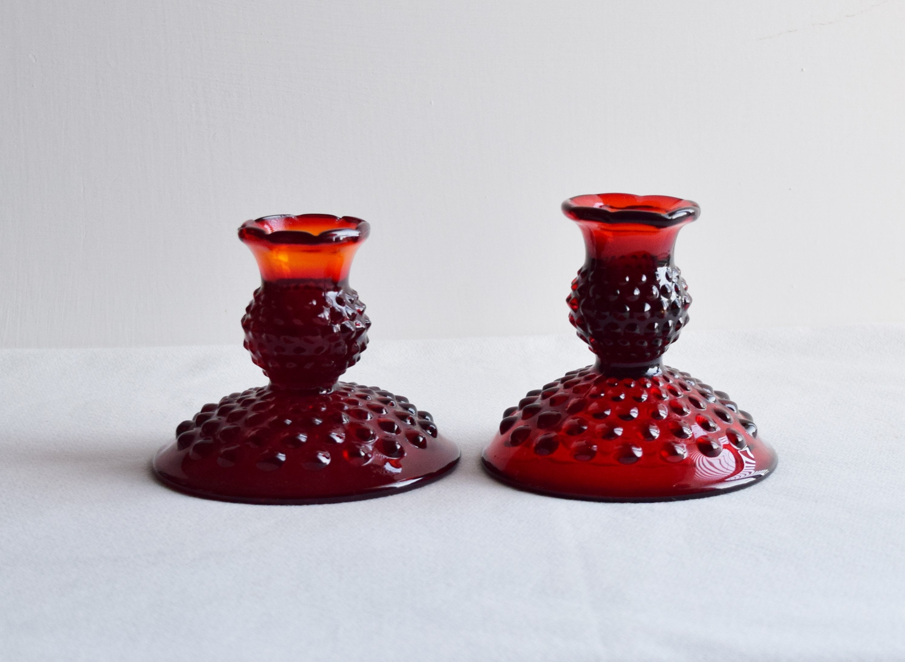 Fenton キャンドルホルダー2個セット Fenton キャンドルホルダー2個