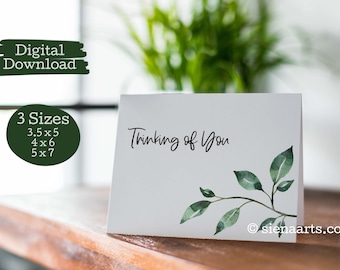 3 SIZES - Printable Minimalist Anniversary Card, Instant Download