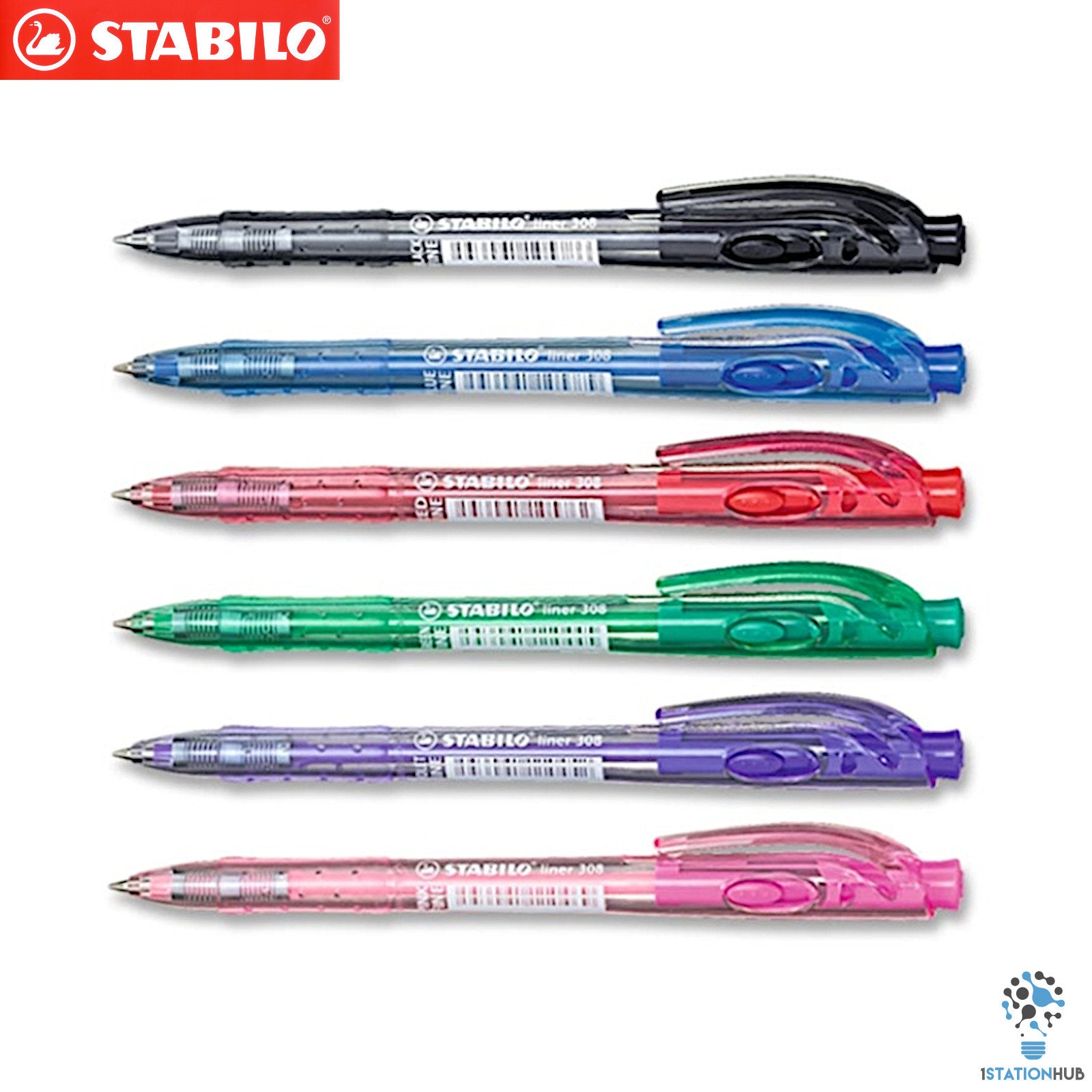 ペン回し STABILO color gel 金 スタビロカラーゲル 青 スタビロカラー