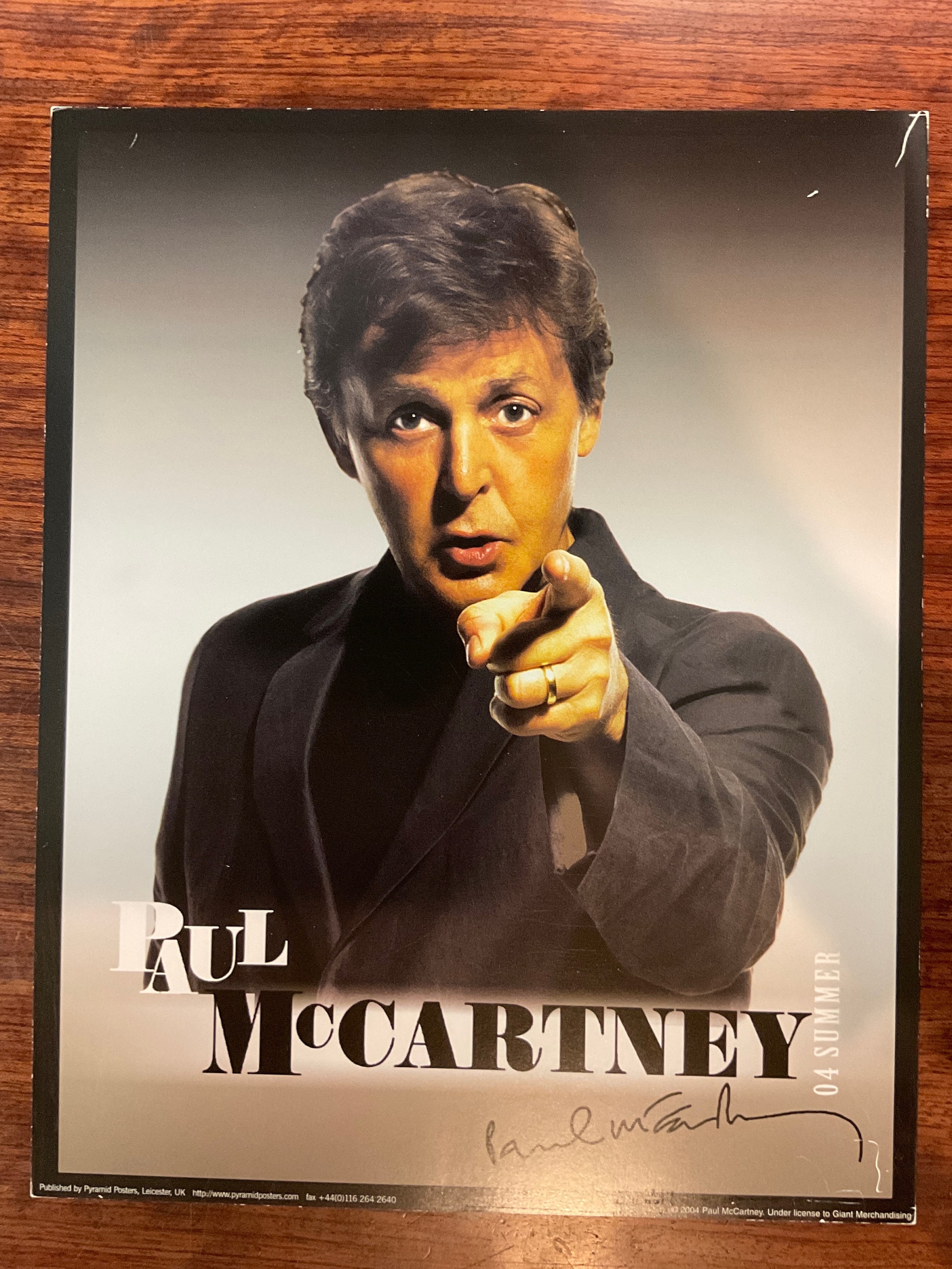Paul McCartney 直筆サイン（鑑定書付き）ビートルズ ポール