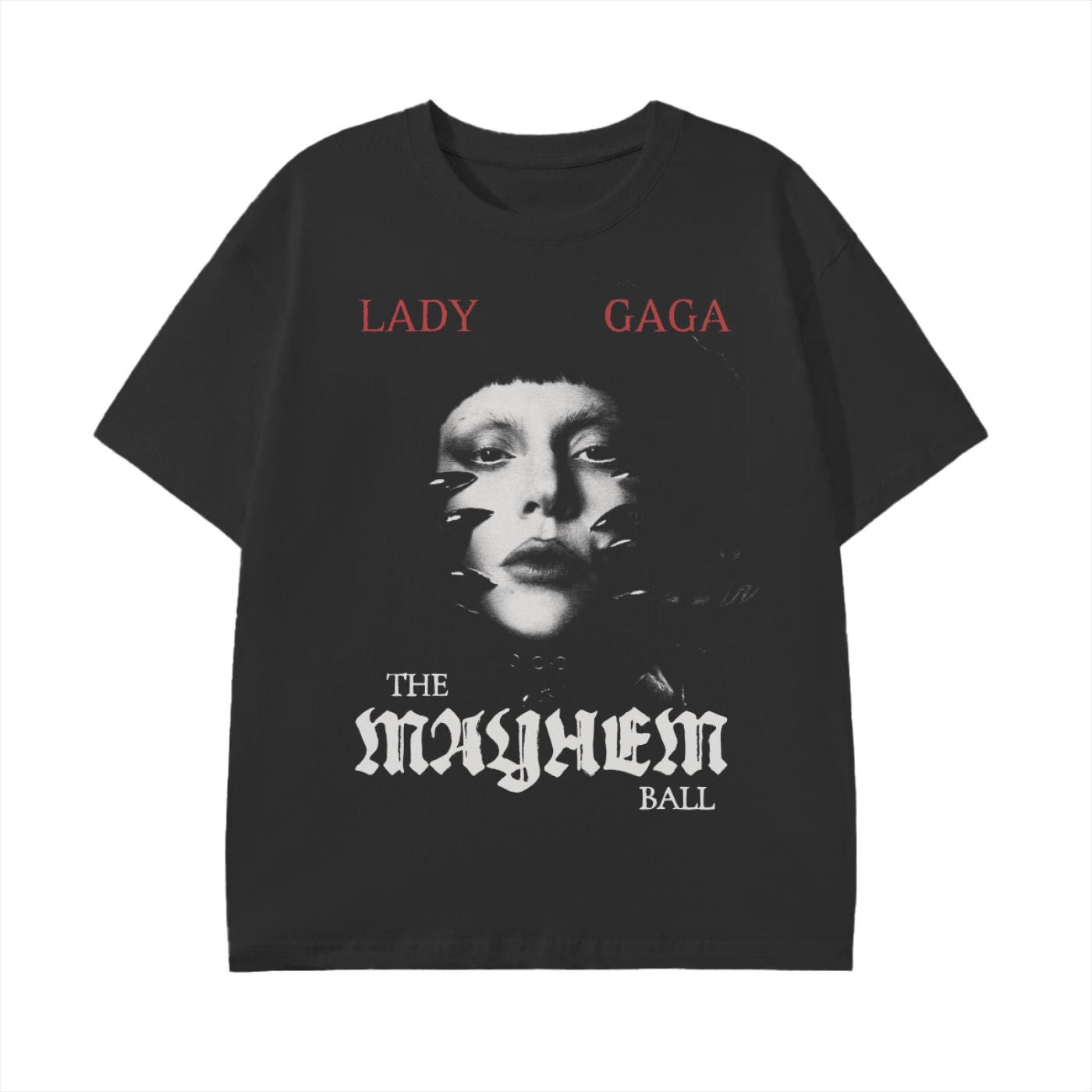 Lady Gaga - the Mayhem Ball Tour Date T-shirt - 180 GSM - Etsy