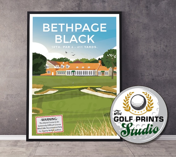 ゴルフコース アートプリント A2版 2枚セット