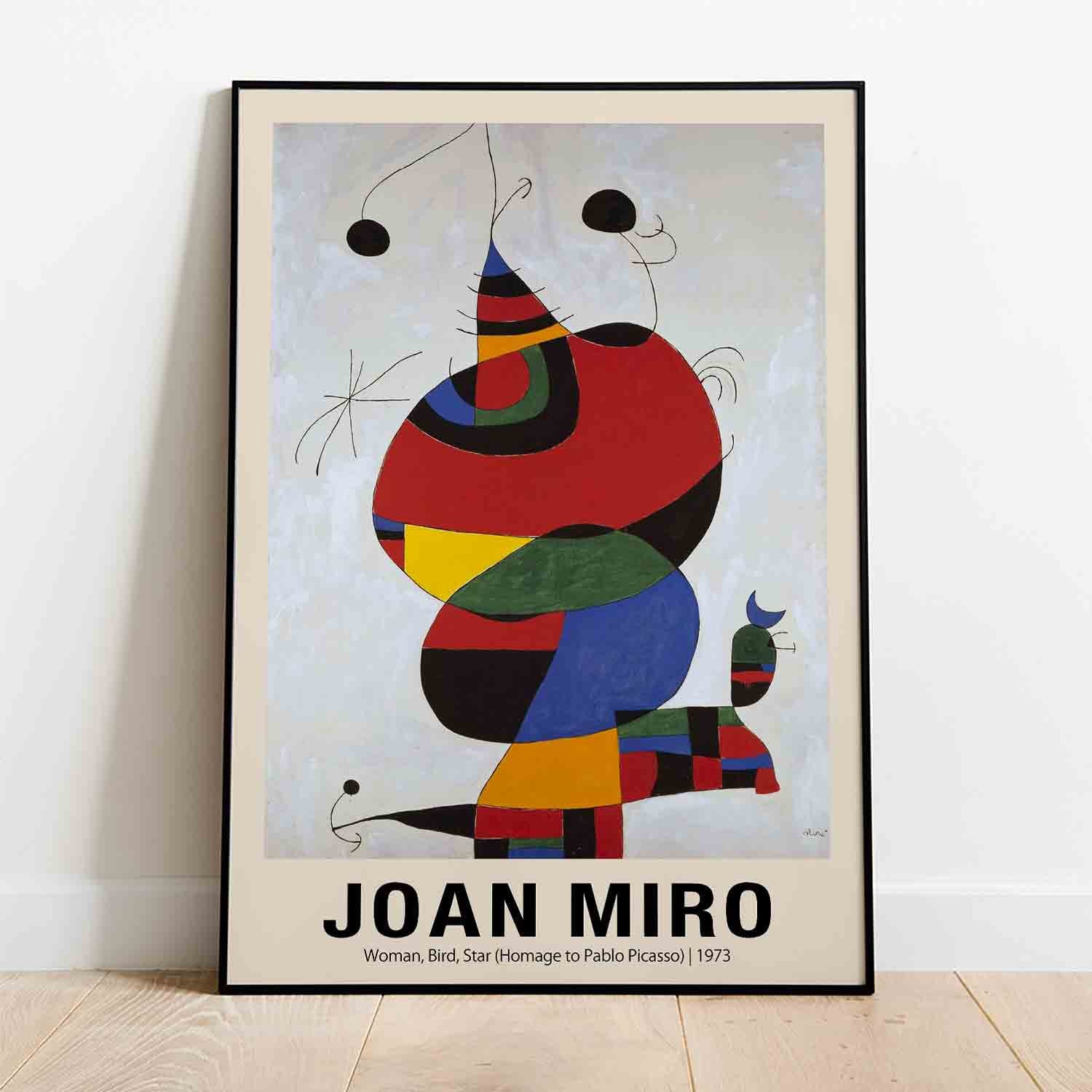 レア物 ジョアン・ミロ スペイン・バルセロナ展覧会 リトグラフ