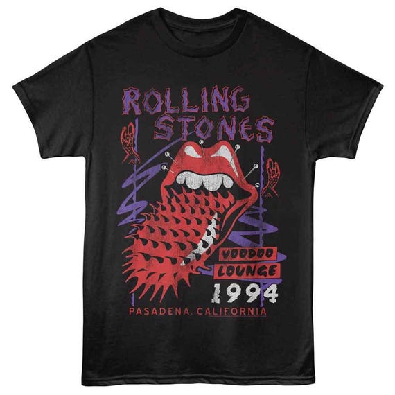 Rolling Stones Voodoo Lounge Black T-shirt - Etsy
