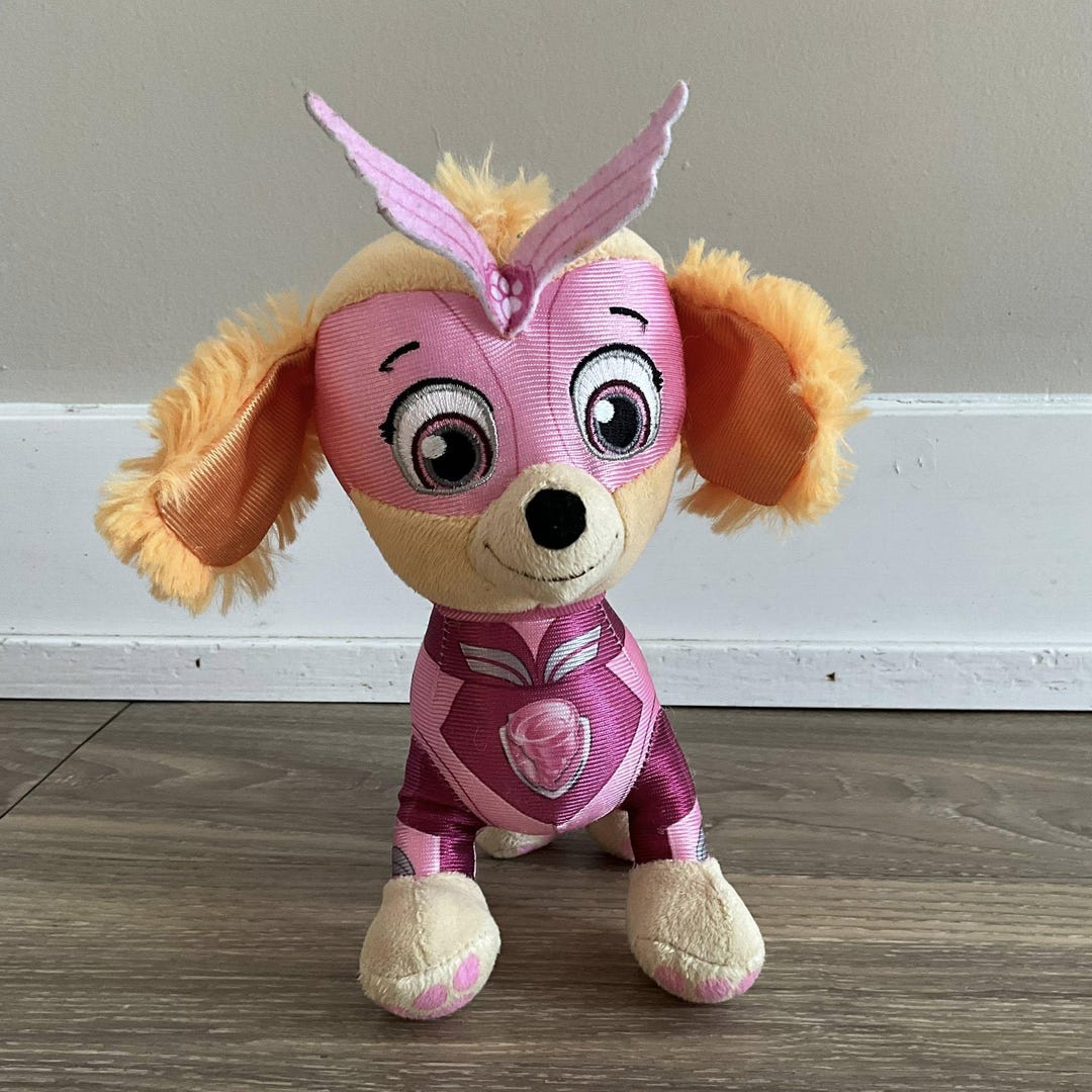 パウ・パトロール - 8インチ マイティ・パップス スカイ ぬいぐるみ