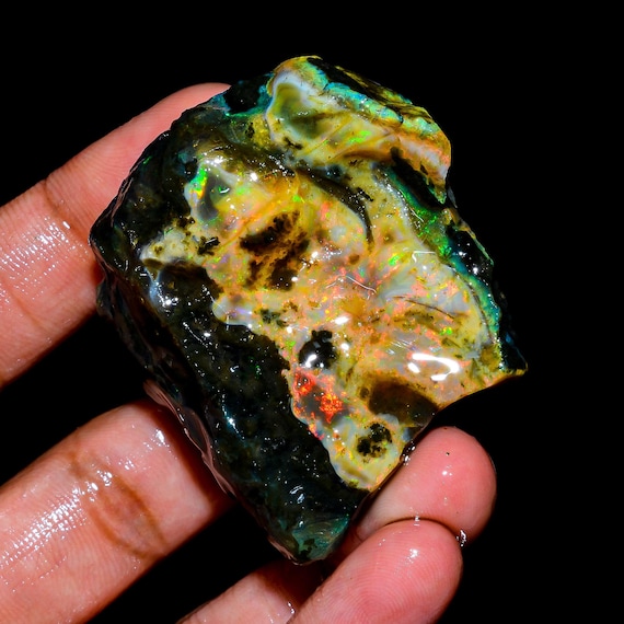 エチオピアウェロ産 チョークオパール 鉱物標本 原石 ポッチ 【18ct