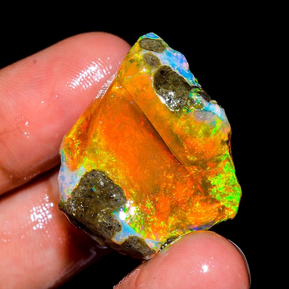 エチオピアウェロ産 オパール 原石 ジュエリーグレード 鉱物標本 鉱石