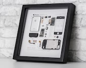 Framed iPhone 2G Teardown Art: Tech Lover Gift (13x13x1.8 In) - Etsy