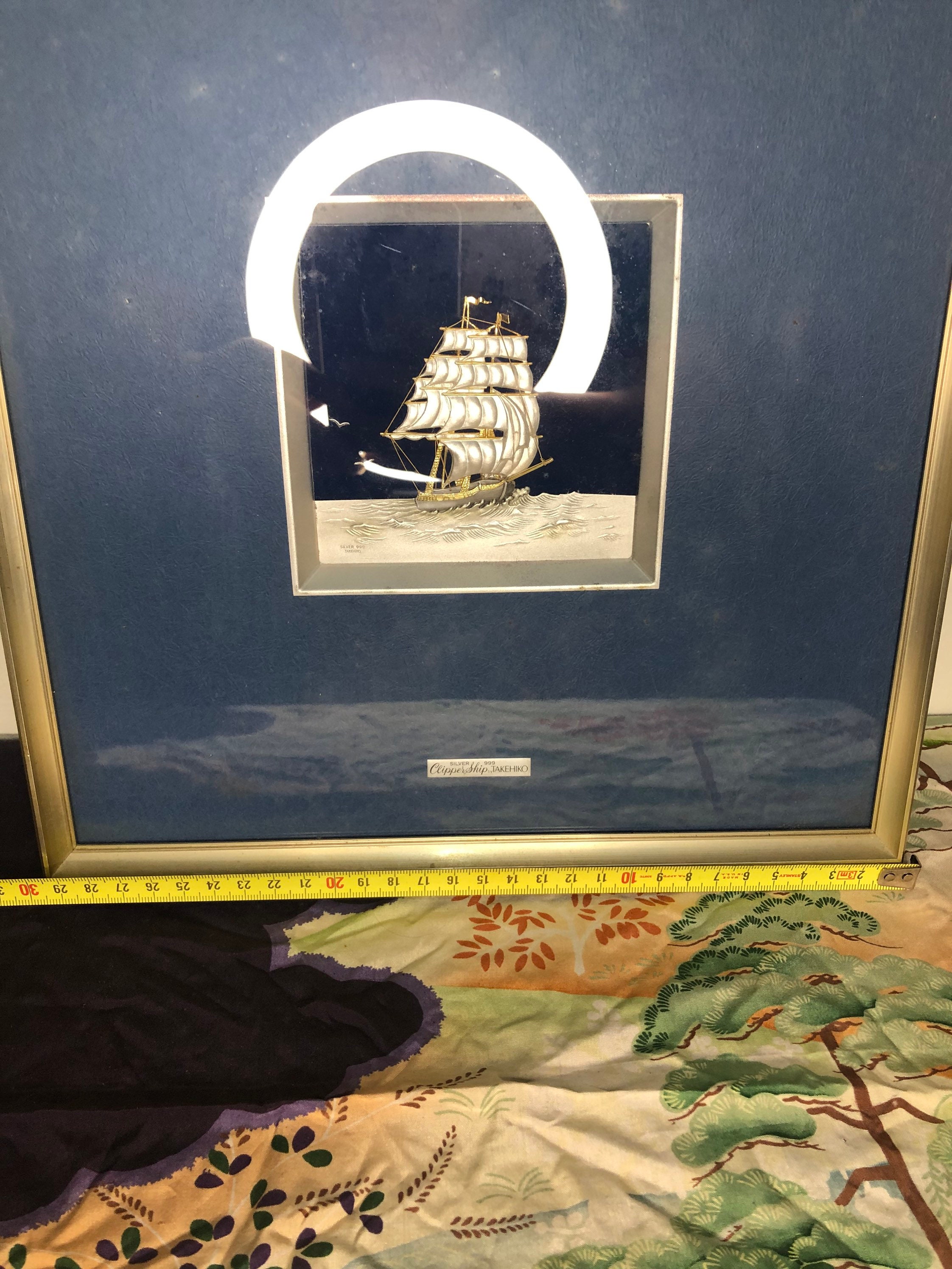 ☆ TAKEHIKO 武比古 SILVER999 純銀 Clipper Ship Vintage Takehiko