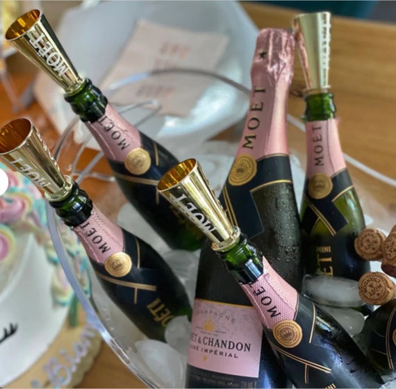 Moet Chandon Champagne Gold Mini Sippers for Moet Individually