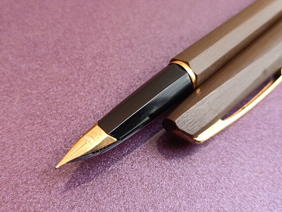 18K ゴールドペン先ウォーターマン万年筆、ヴィンテージ万年筆、レトロ