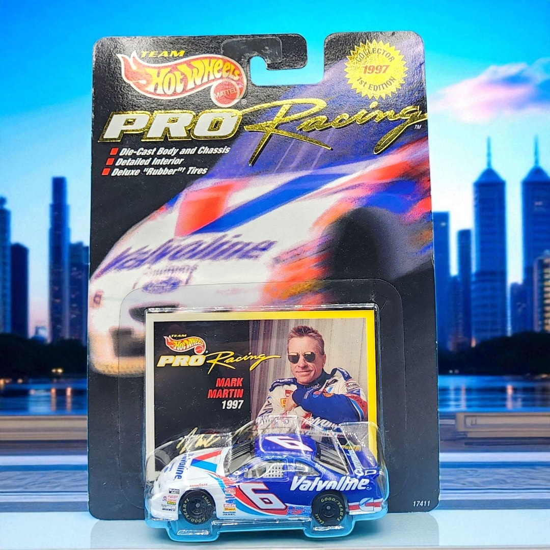 Hot Wheels Pro Racing Mark Martin 1997 Valvoline Die-cast Car 1:64