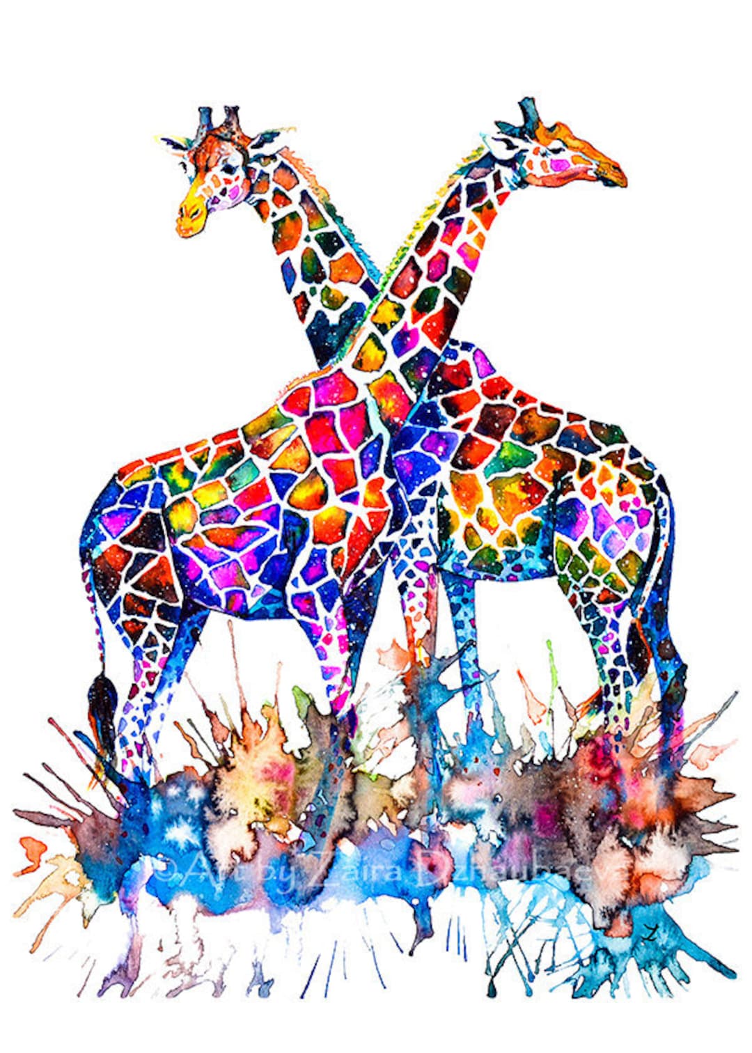 カラフルな動物アート作品 seiryu-shoten_you-op07032-284412