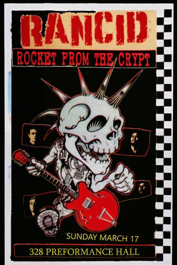 Rancid, Rocket From the Crypt Club Gig Poster Print - Etsy