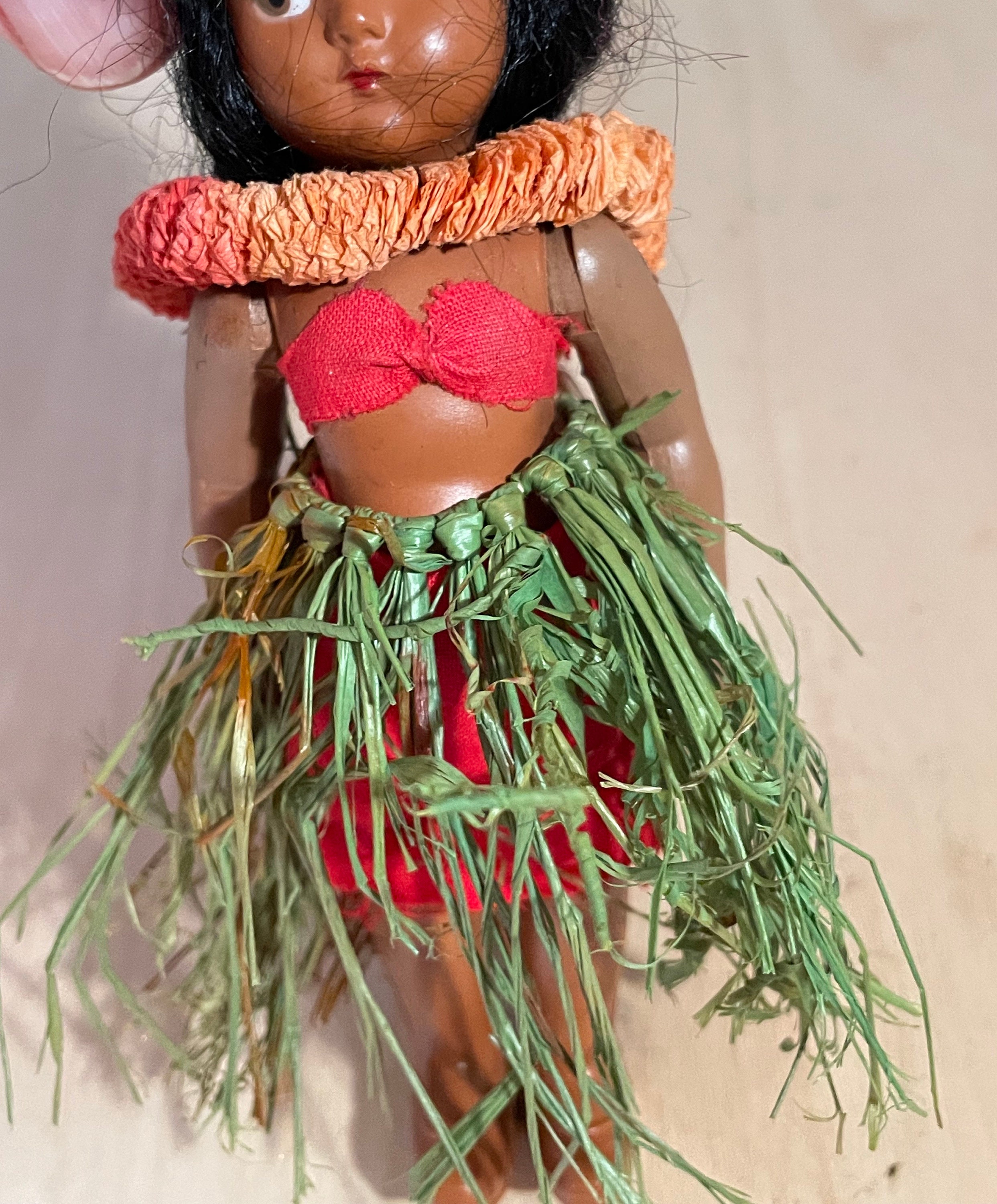 Vintage Hawaiian Doll | 1950's Hula Doll | Elsie Denny Doll - Etsy