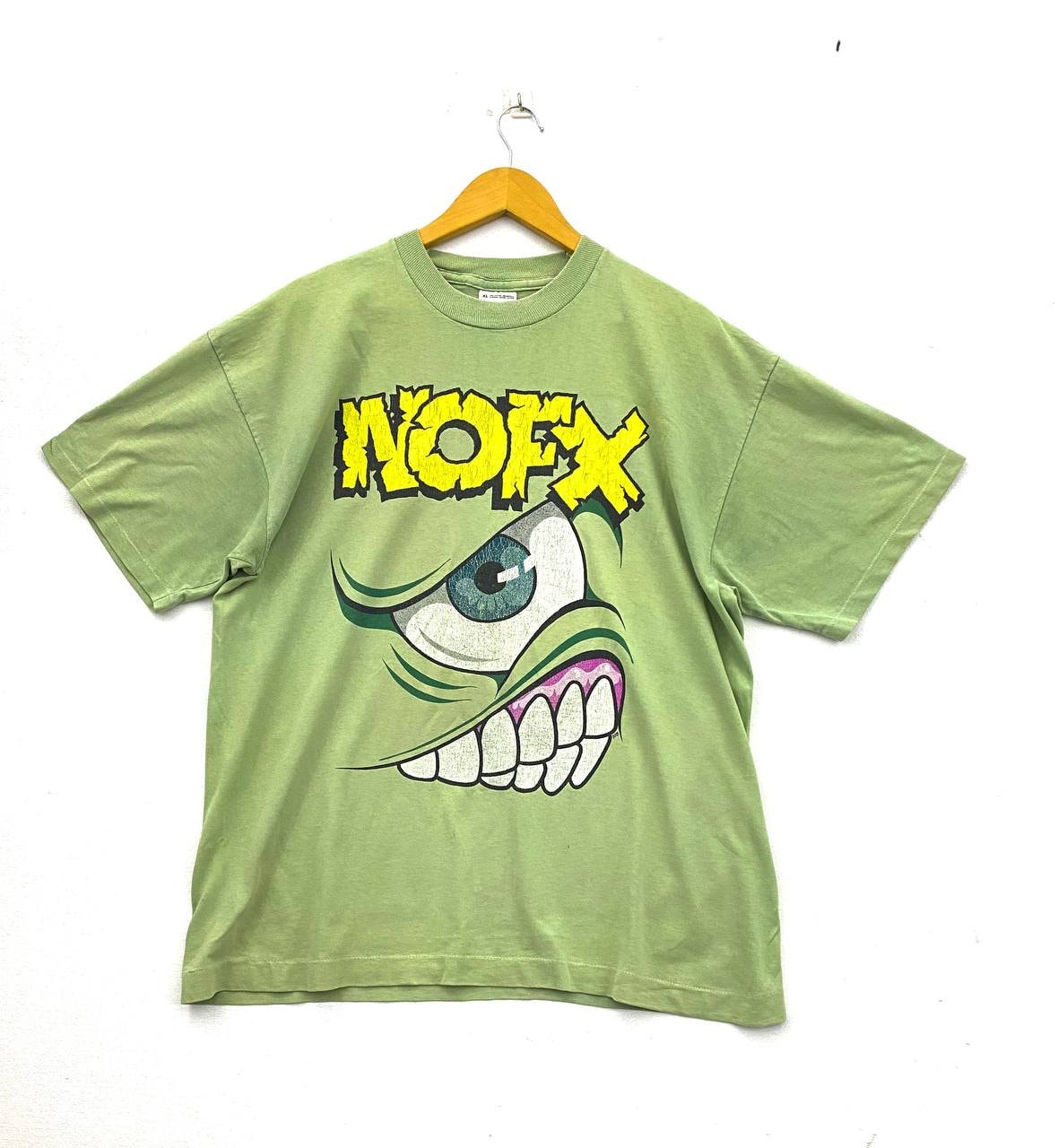 Vintage 90s 1994 NOFX Mons-tour Artwork Drawing American Punk Rock