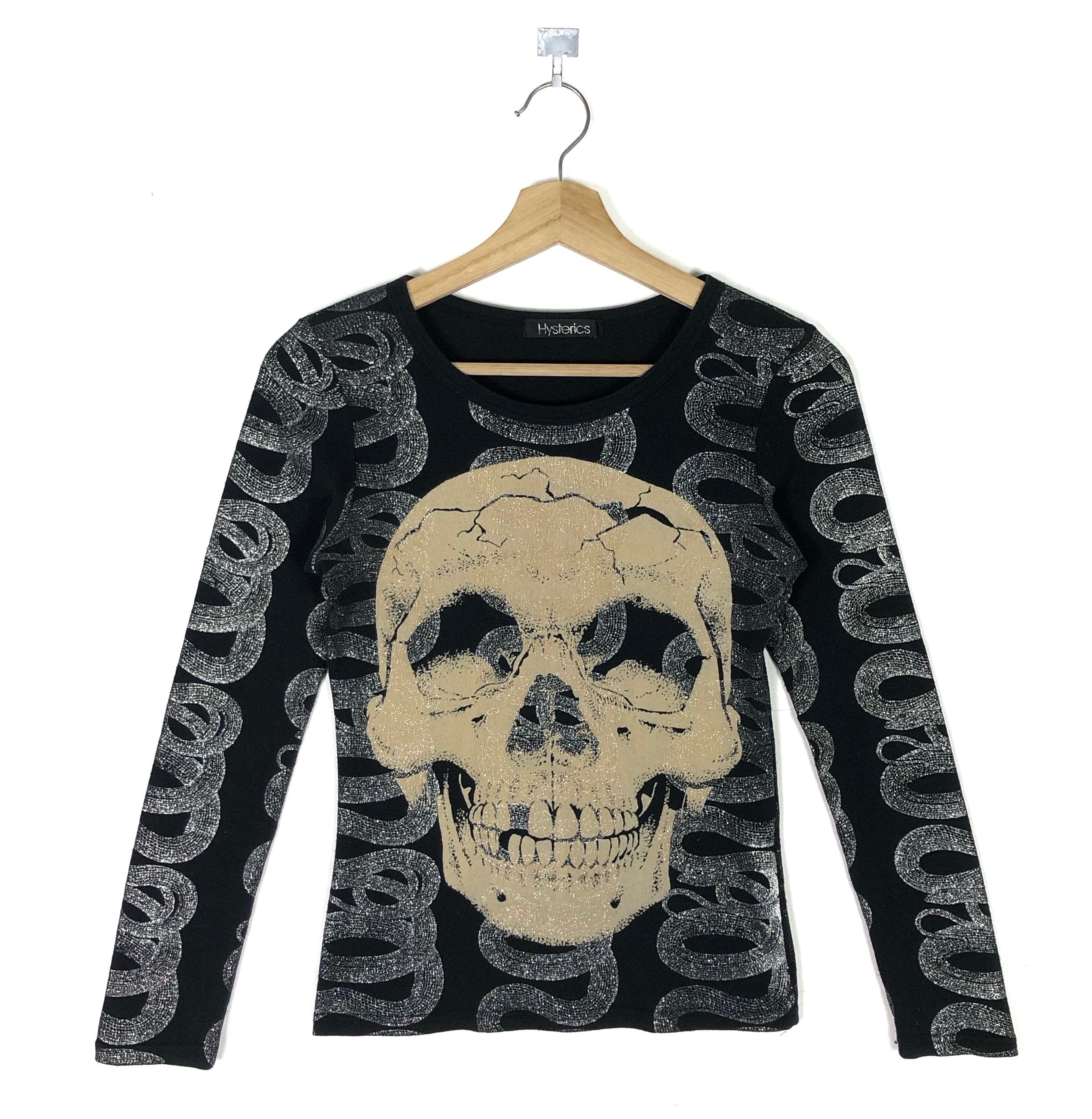 Rare Archive Hysteric Glamour Bling Bling Shining Snakes Big Skull