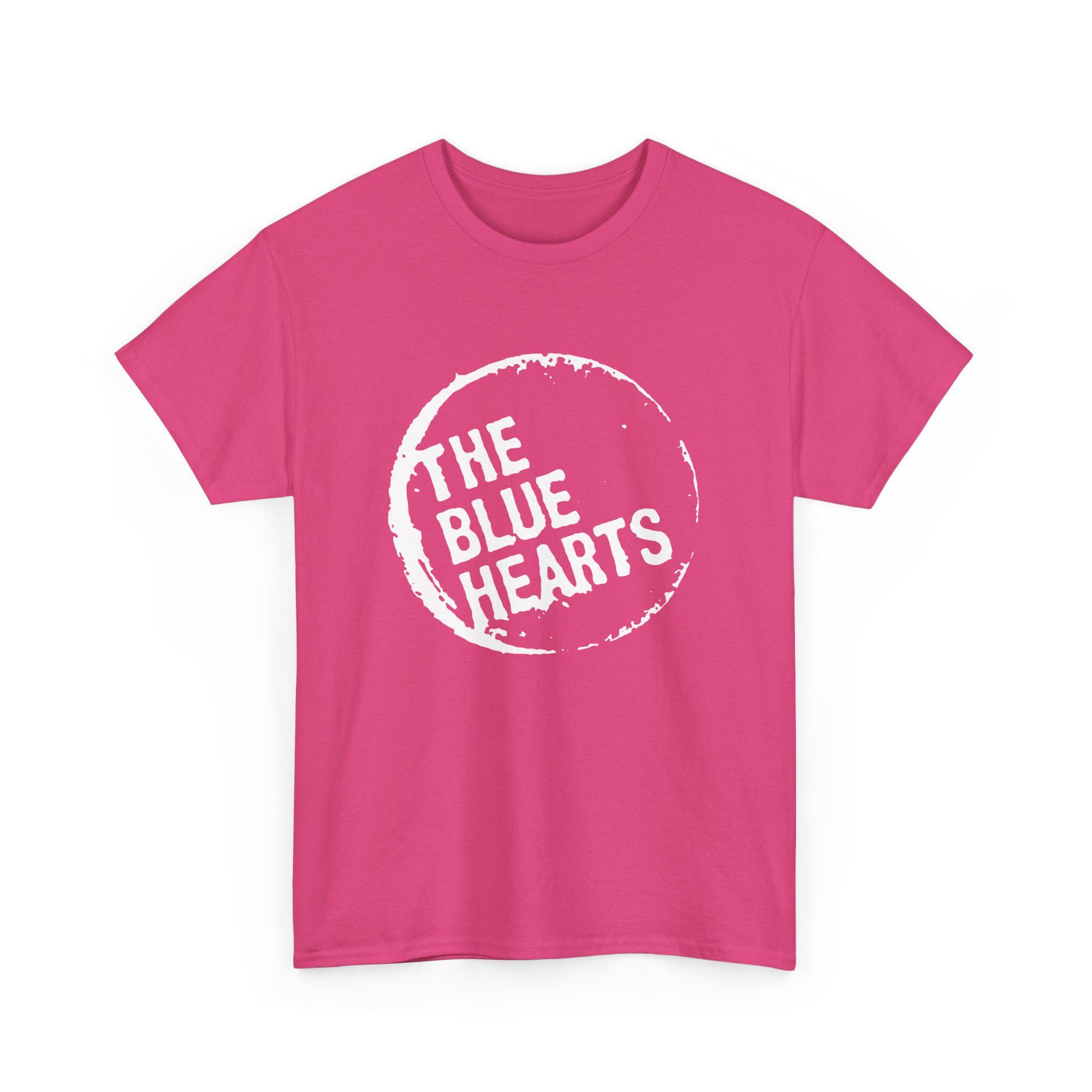 The Blue Hearts T-shirt, Distressed Logo, 80's Japanese Punk Rock
