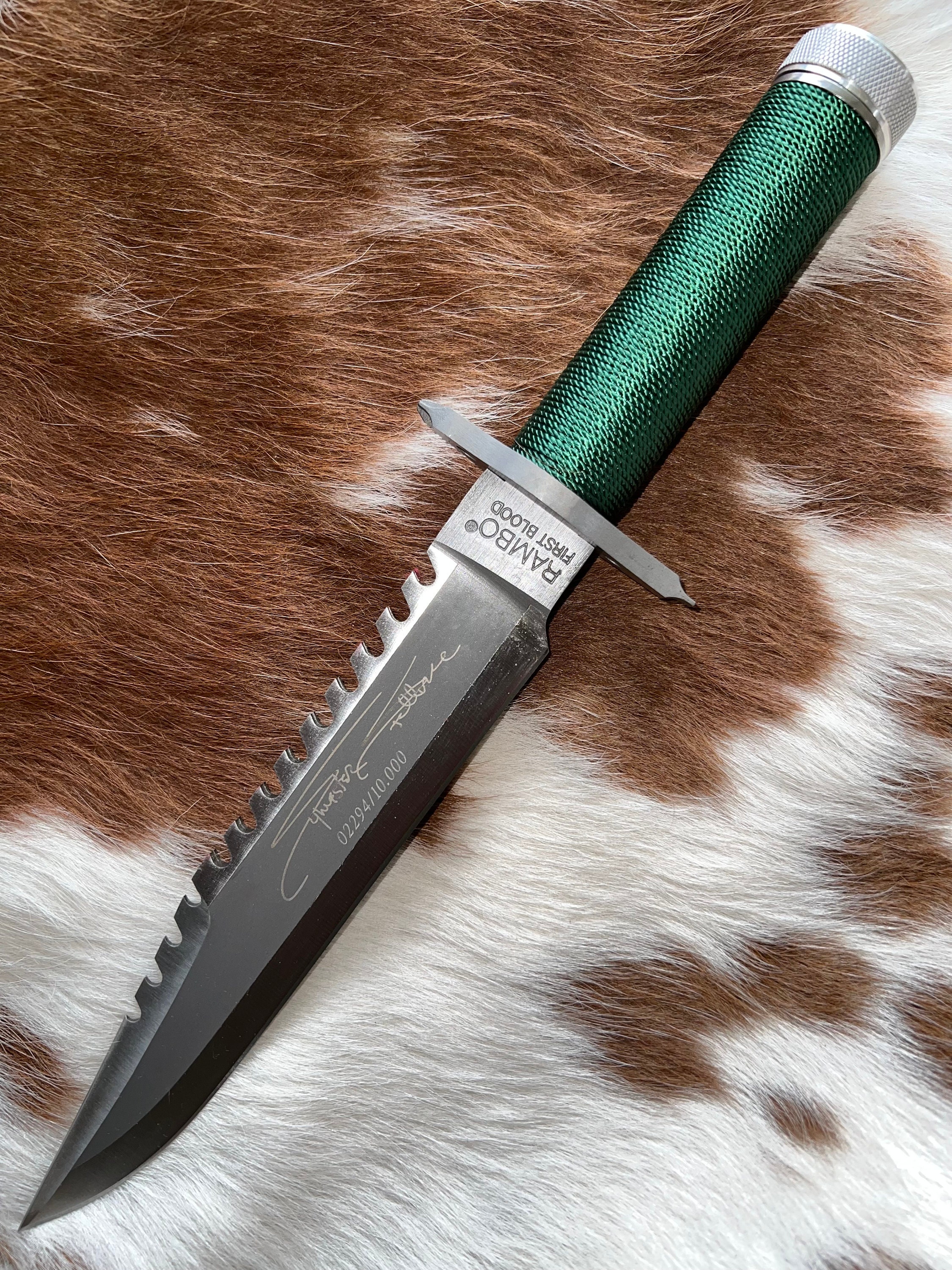 New MC Rambo First Blood Sylvester Stallone Edition Survival Knife