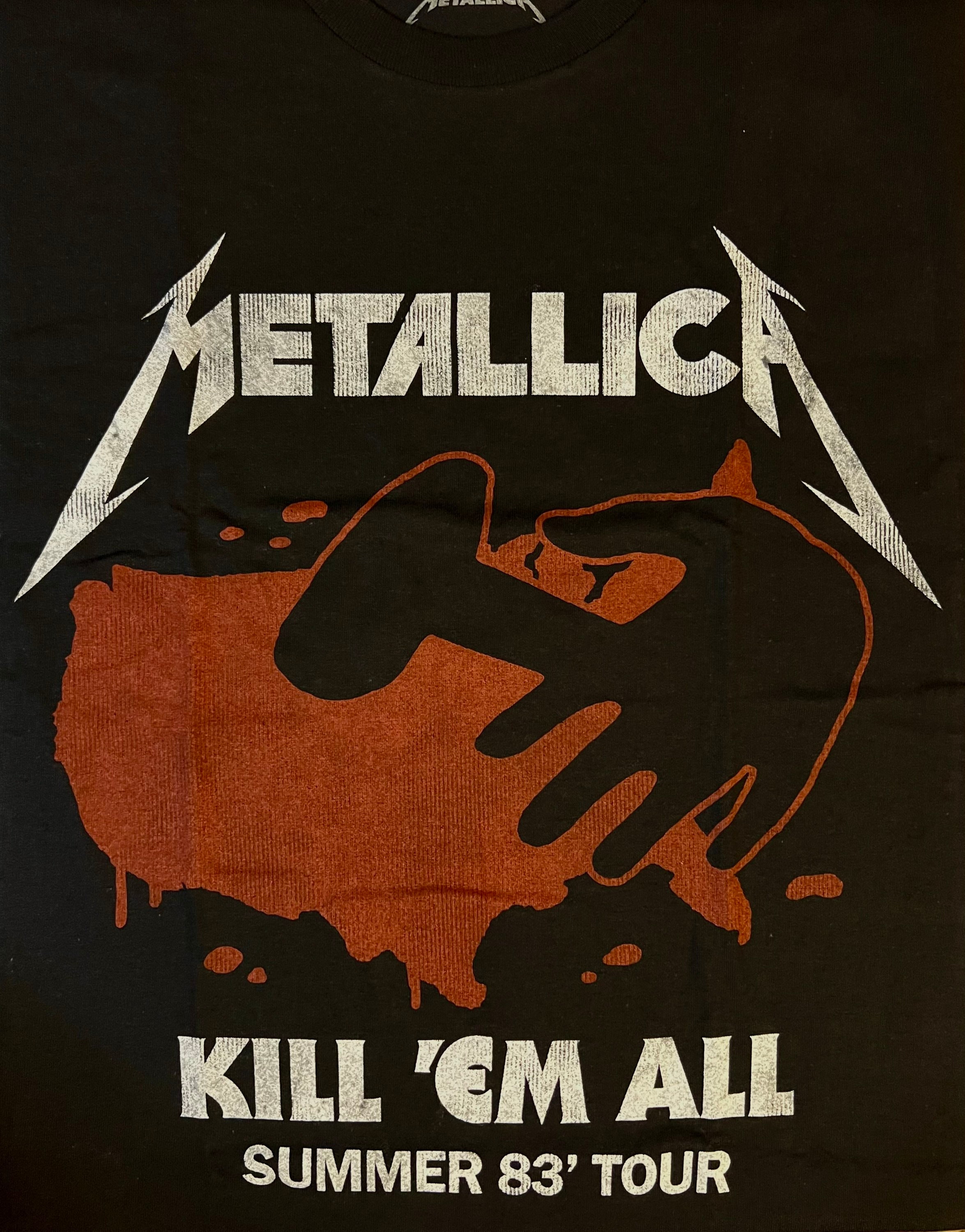 Metallica - Kill Em All 1983 (t-shirt) - Etsy