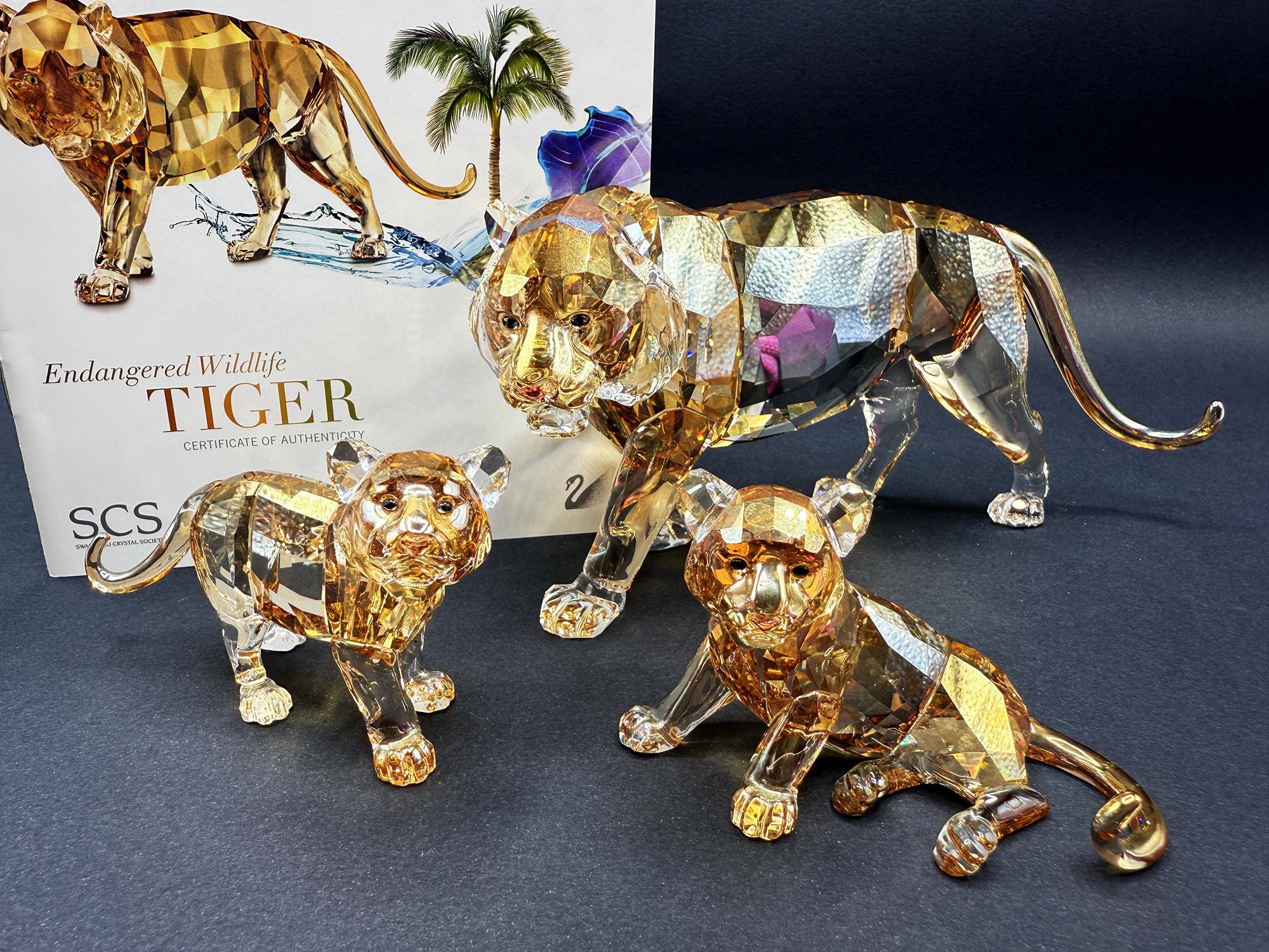 スワロフスキー 2010年 ワイルドライフ 希少な野生動物 トラ SCS限定