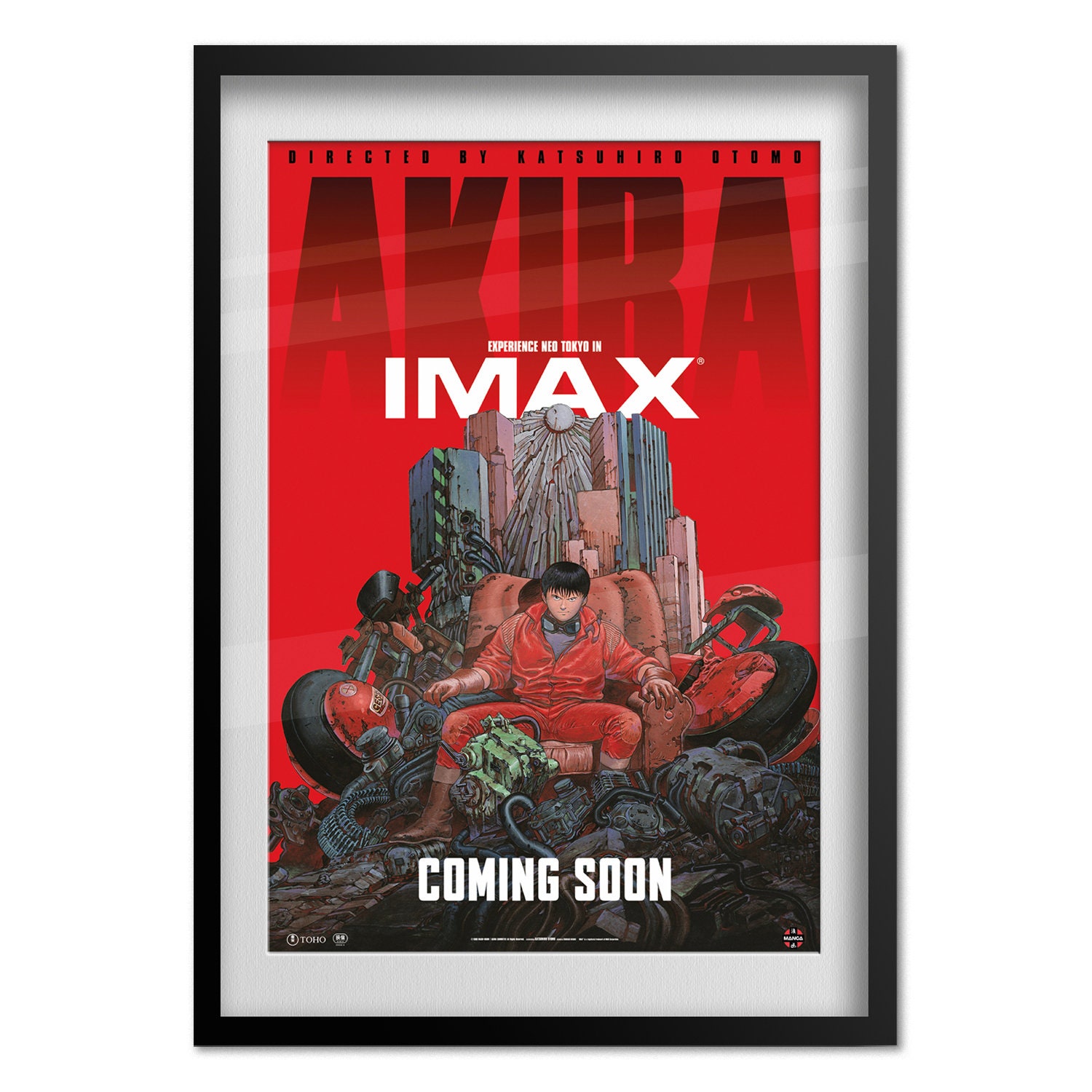 Akira Anime Movie Remastered Poster - IMAX Official Art - High