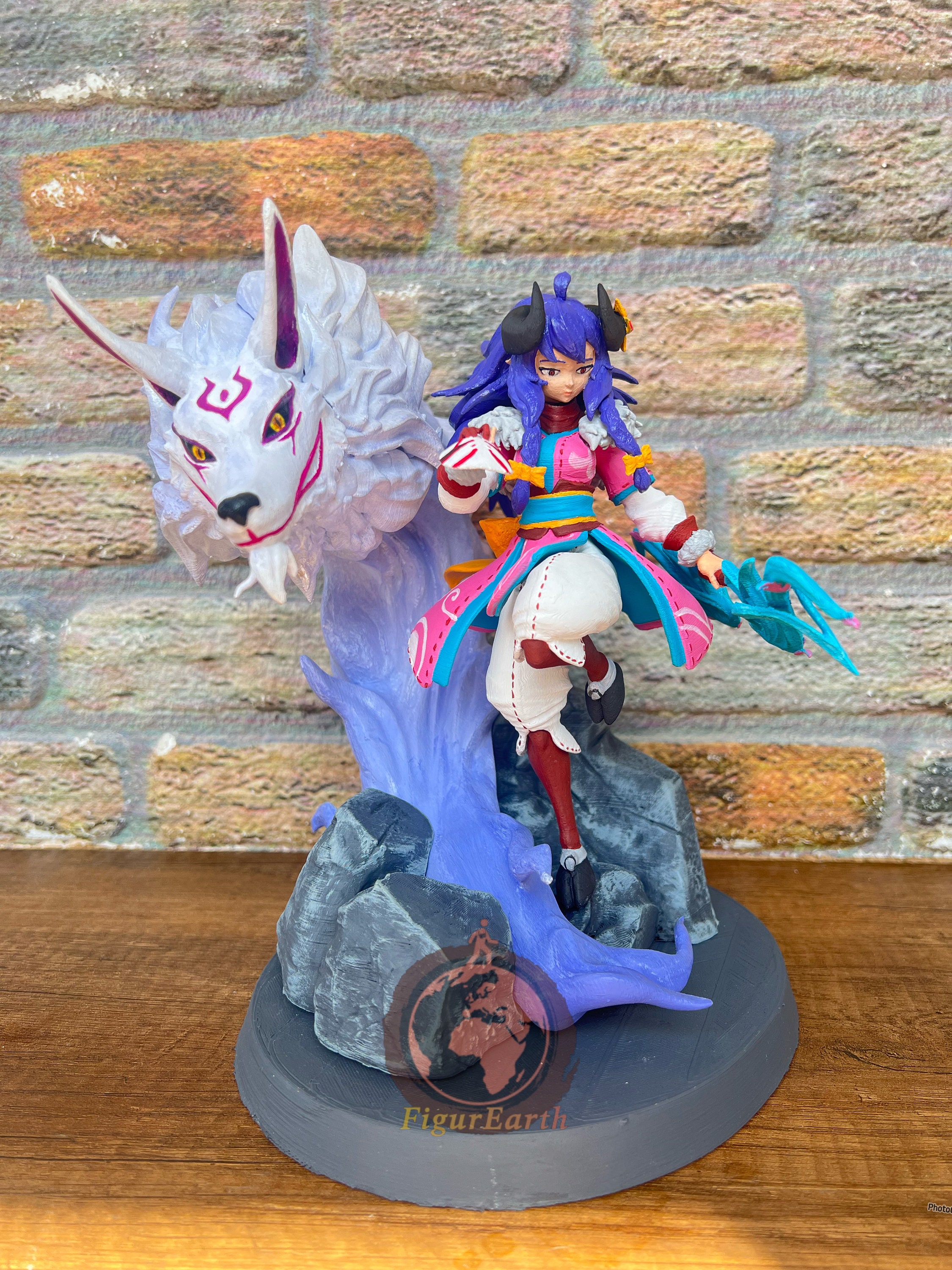 Handmade Kindred League of Legends Figure, Sprite Blossom Statue