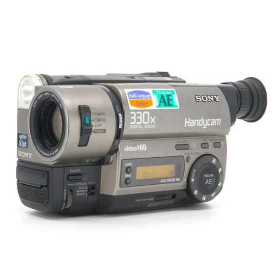 Sony Dcr Trv Sony Ccd Vhs Camera With Night Vision Video Camera