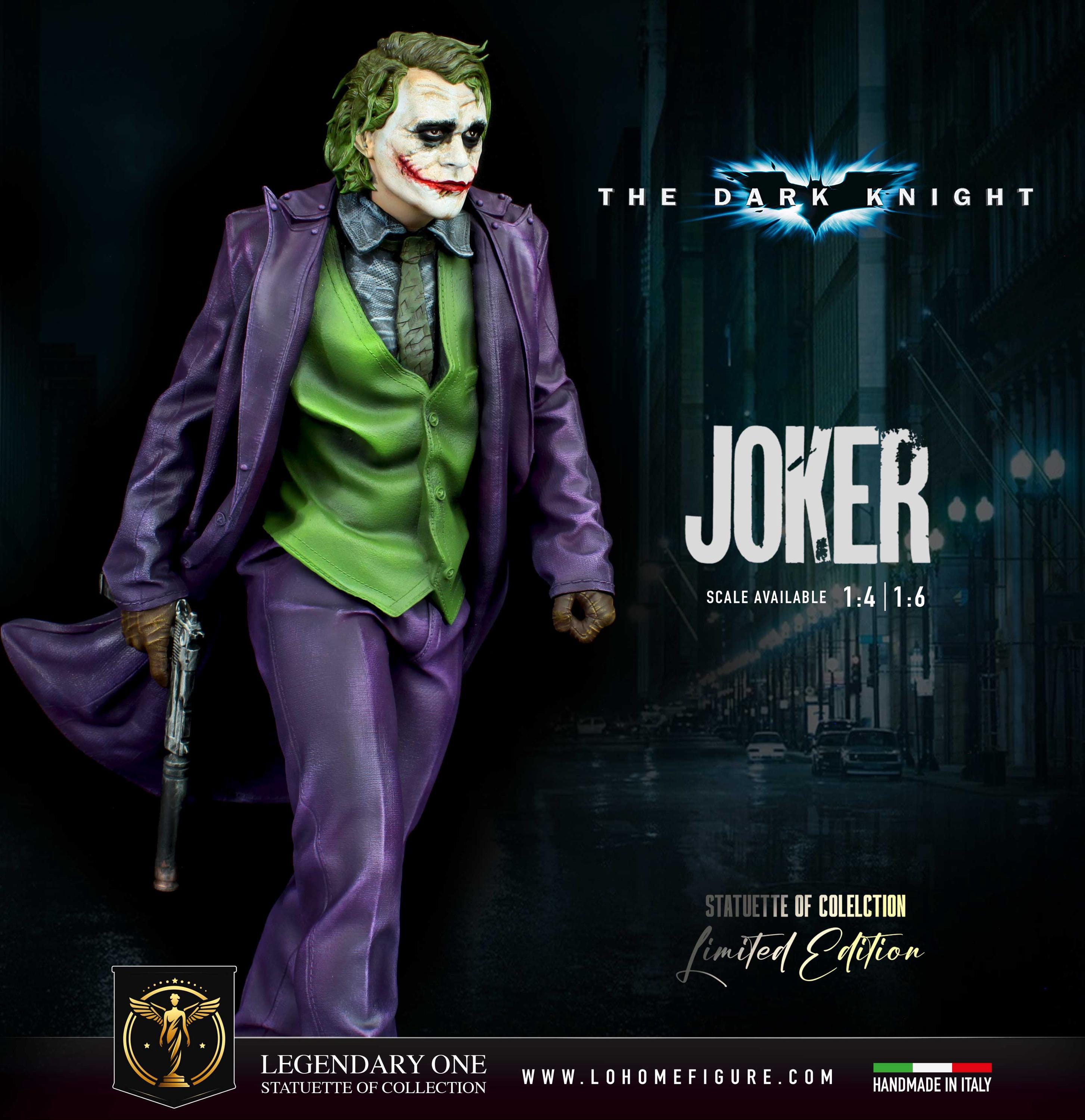 Joker Statua da Collezione FanArt, The Dark Knight Figure, Heath