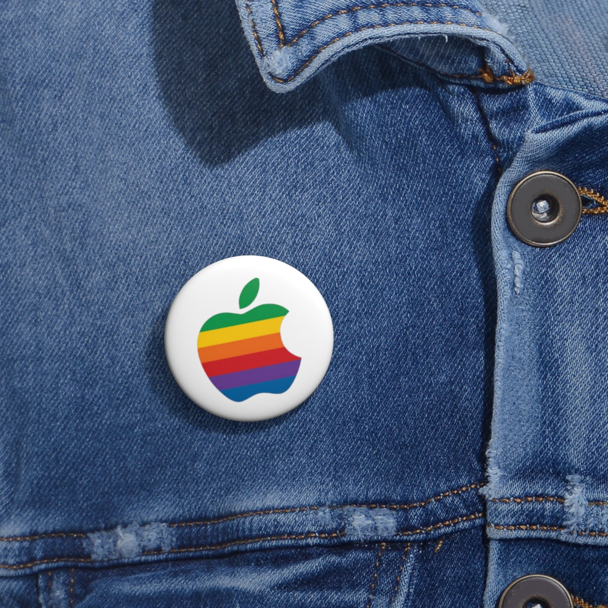 新品 90年代 ビンテージ 初期 Apple アップル コンピューター バッチ