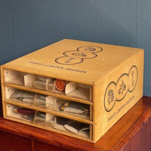 フランスDMC 裁縫箱刺繍糸キャビネット引き出しソーイングボックス