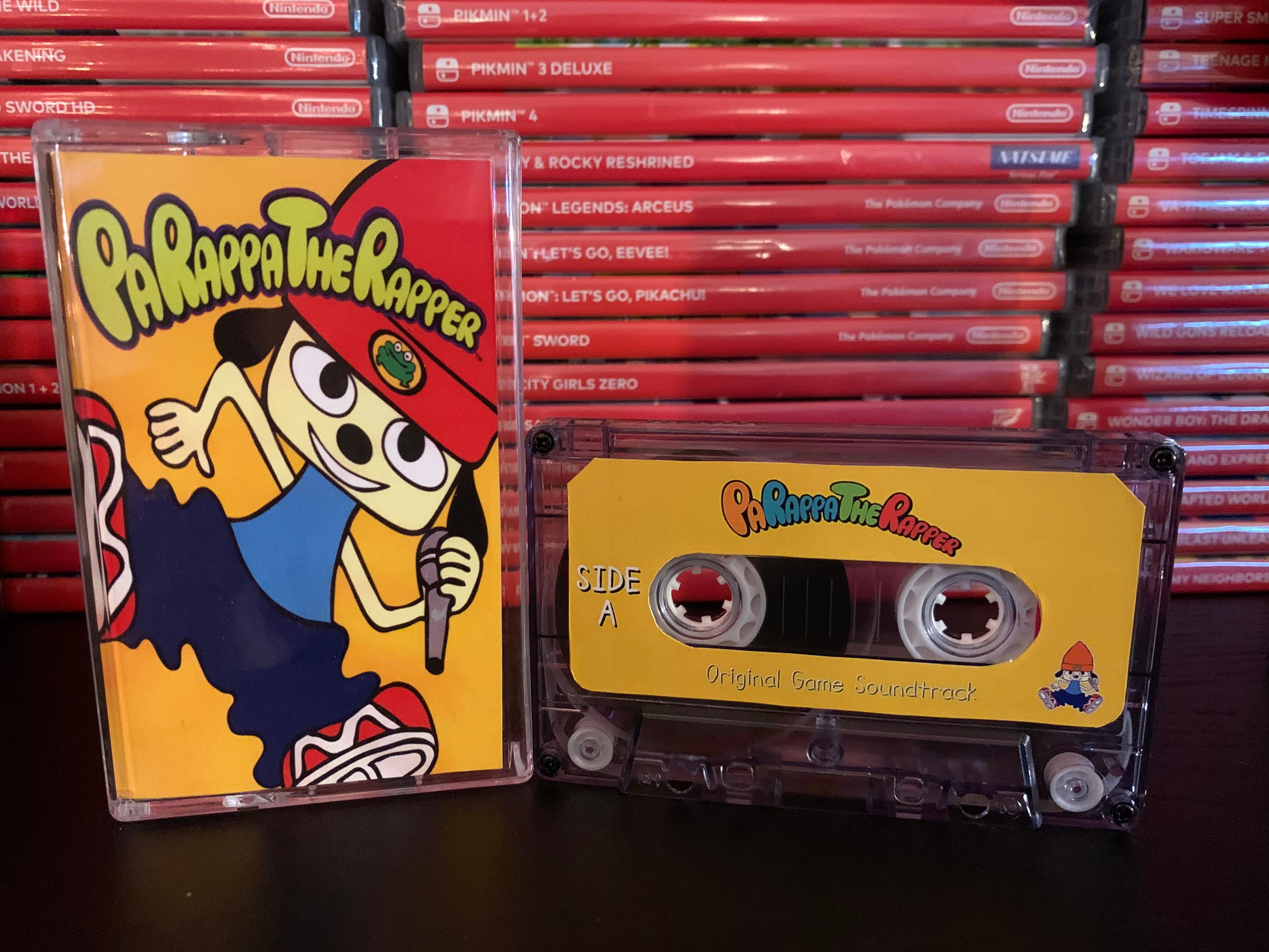 Parappa the Rapper (1996, Playstation PS1 PSX) Custom Cassette
