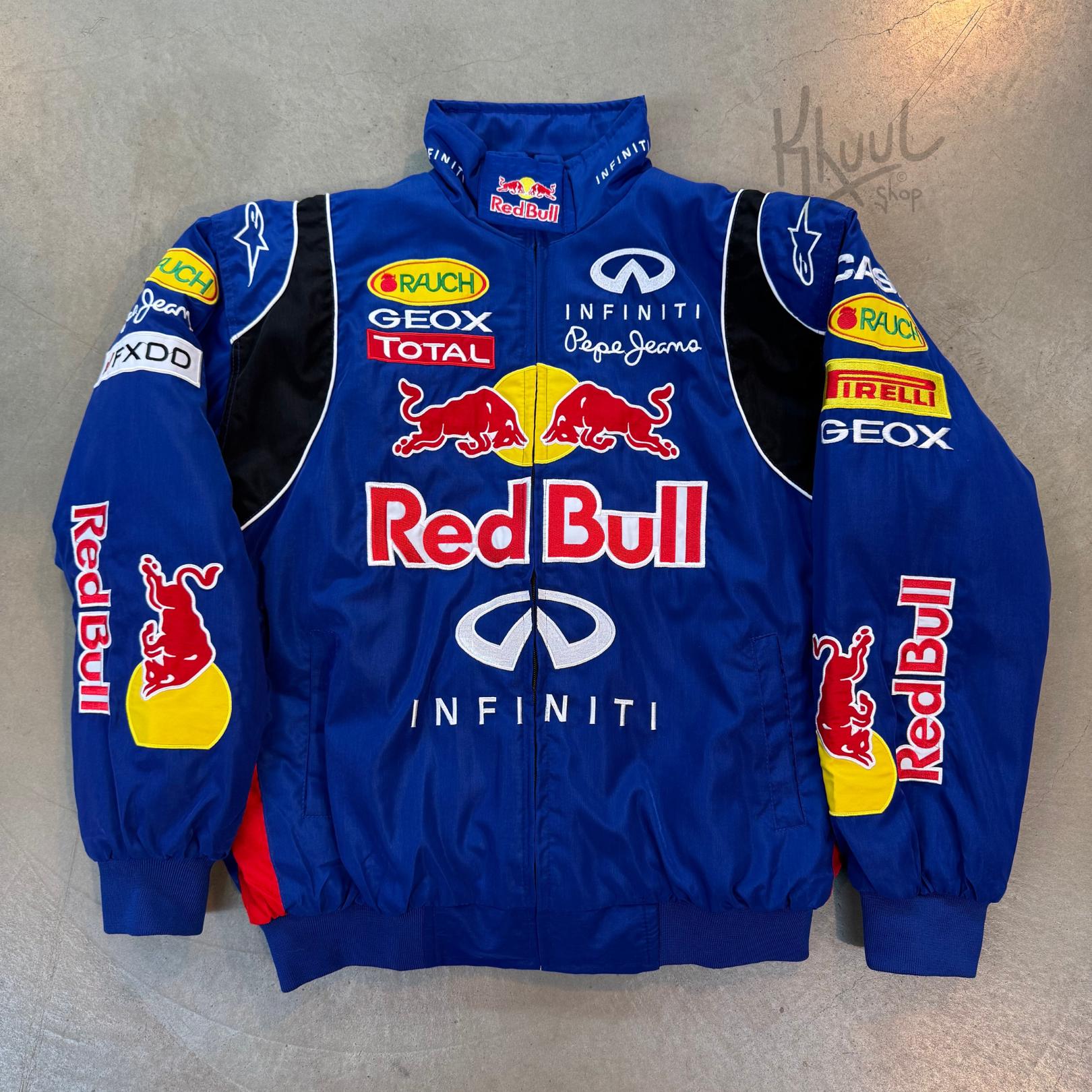 Size XXL Red Bull Infiniti F1 Vintage Racing Jacket With