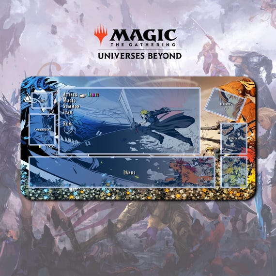 mtg ff プレイマット クラウド FF7 Playmat Cloud Strife FF7 - MTG