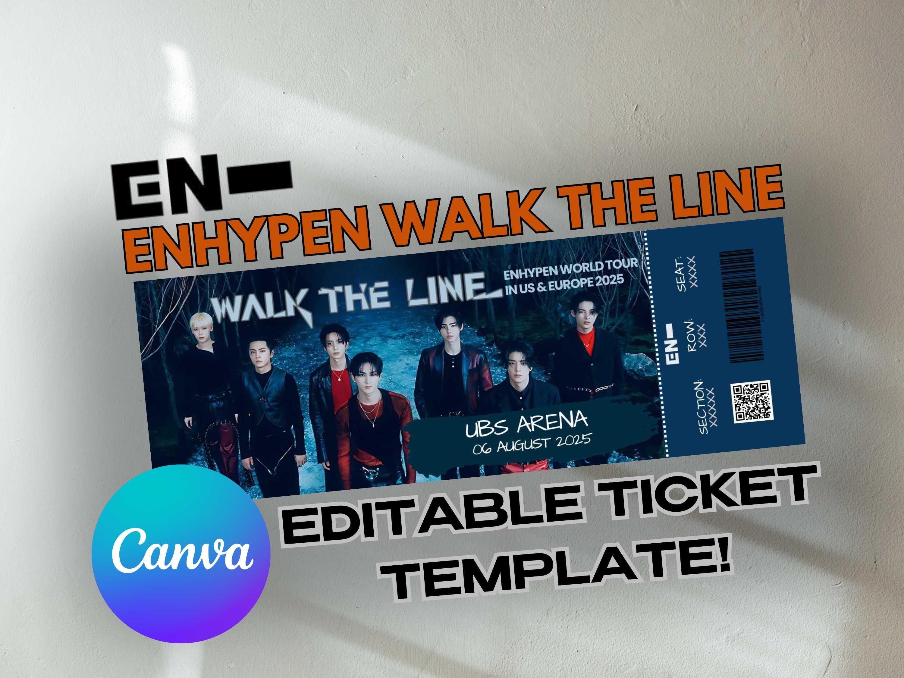 ENHYPEN WALK THE LINE ソヌ 直筆サイン入りポスター ENHYPEN WALK THE