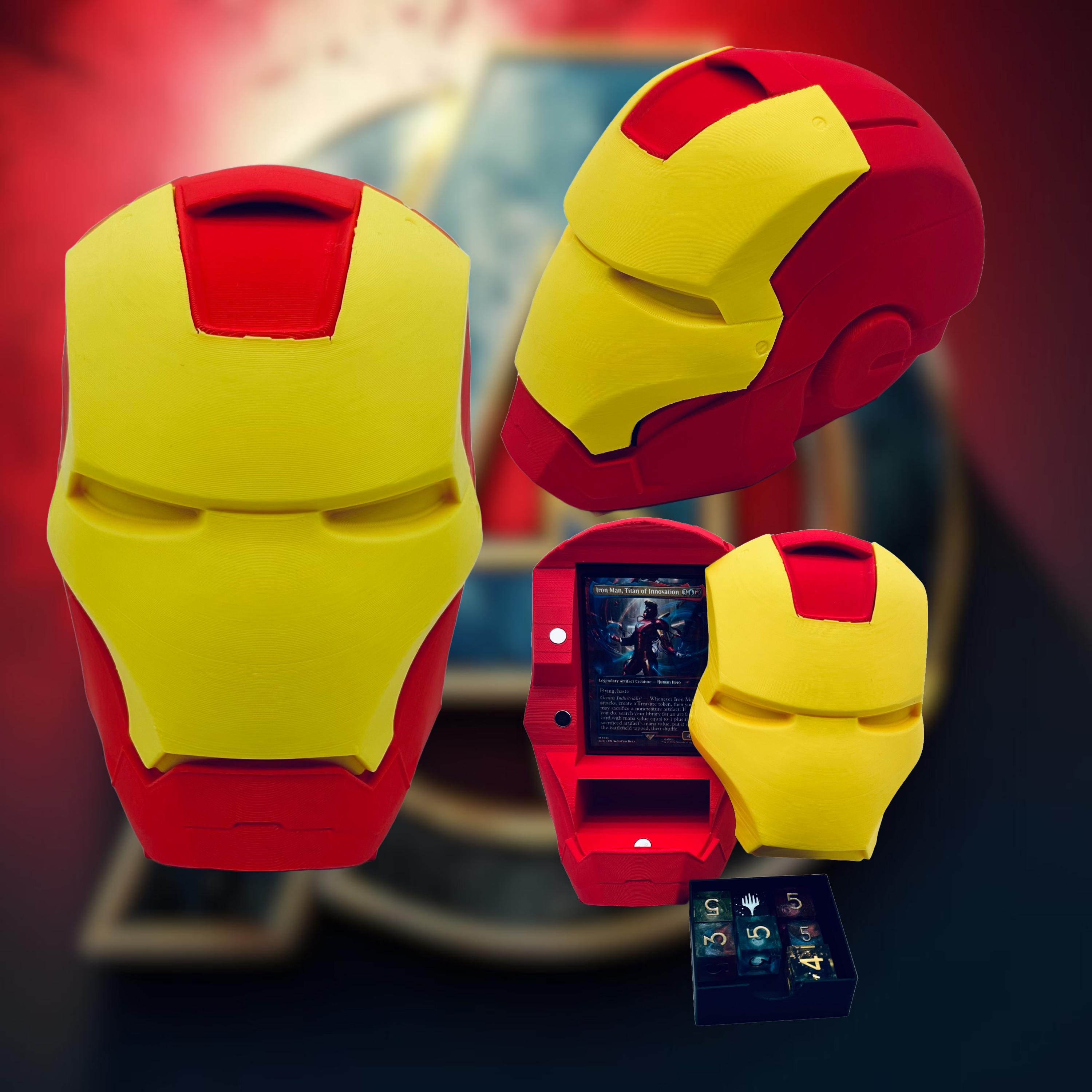 Iron Man MTG Deck Box, Marvel Commander Cards & Dice - Etsy