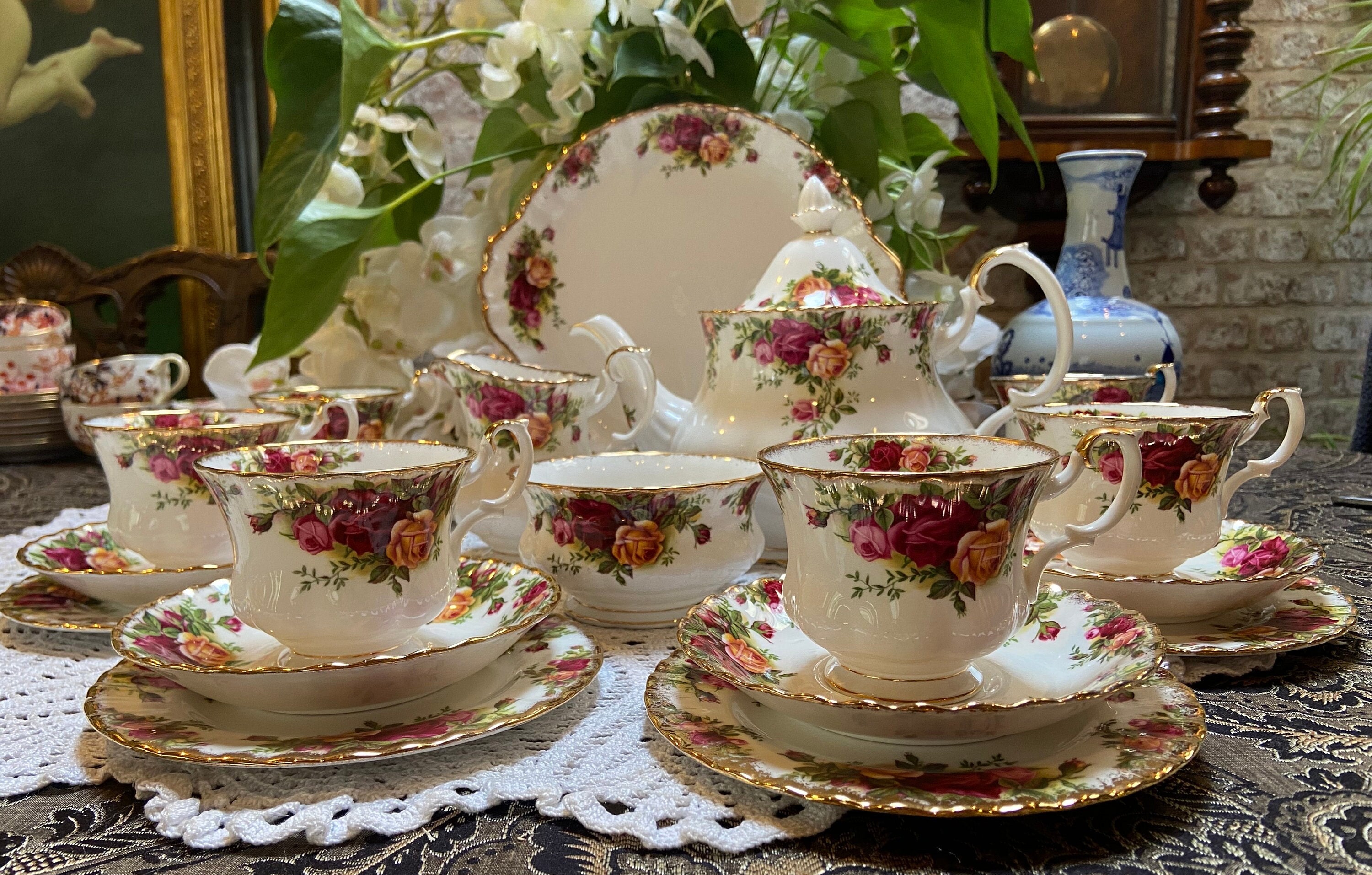 ロイヤルアルバートオールドカントリーローズカップセット 【公式通販】