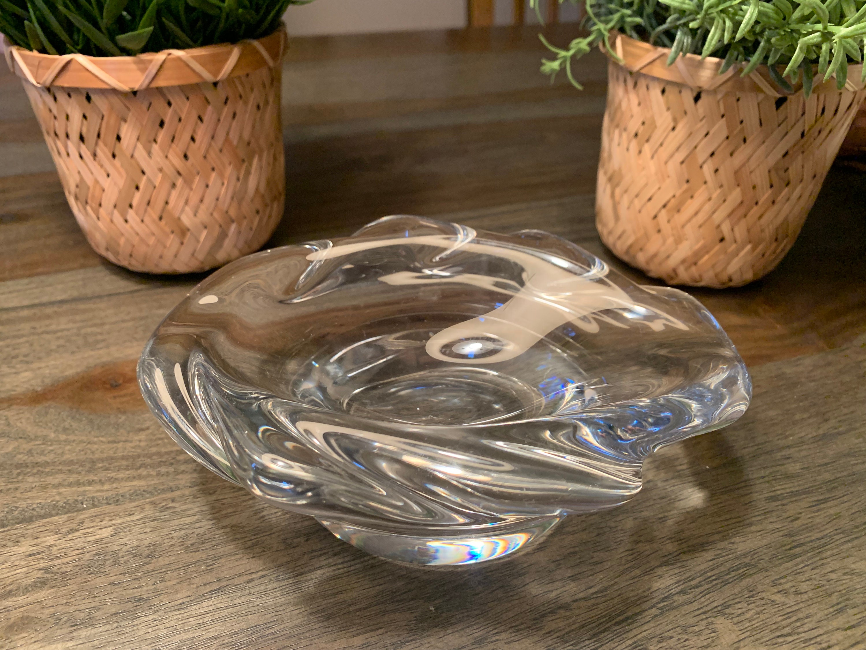 ◇Daum France ドーム フランス クリスタルガラス 高さ23cm 鳥 オーム