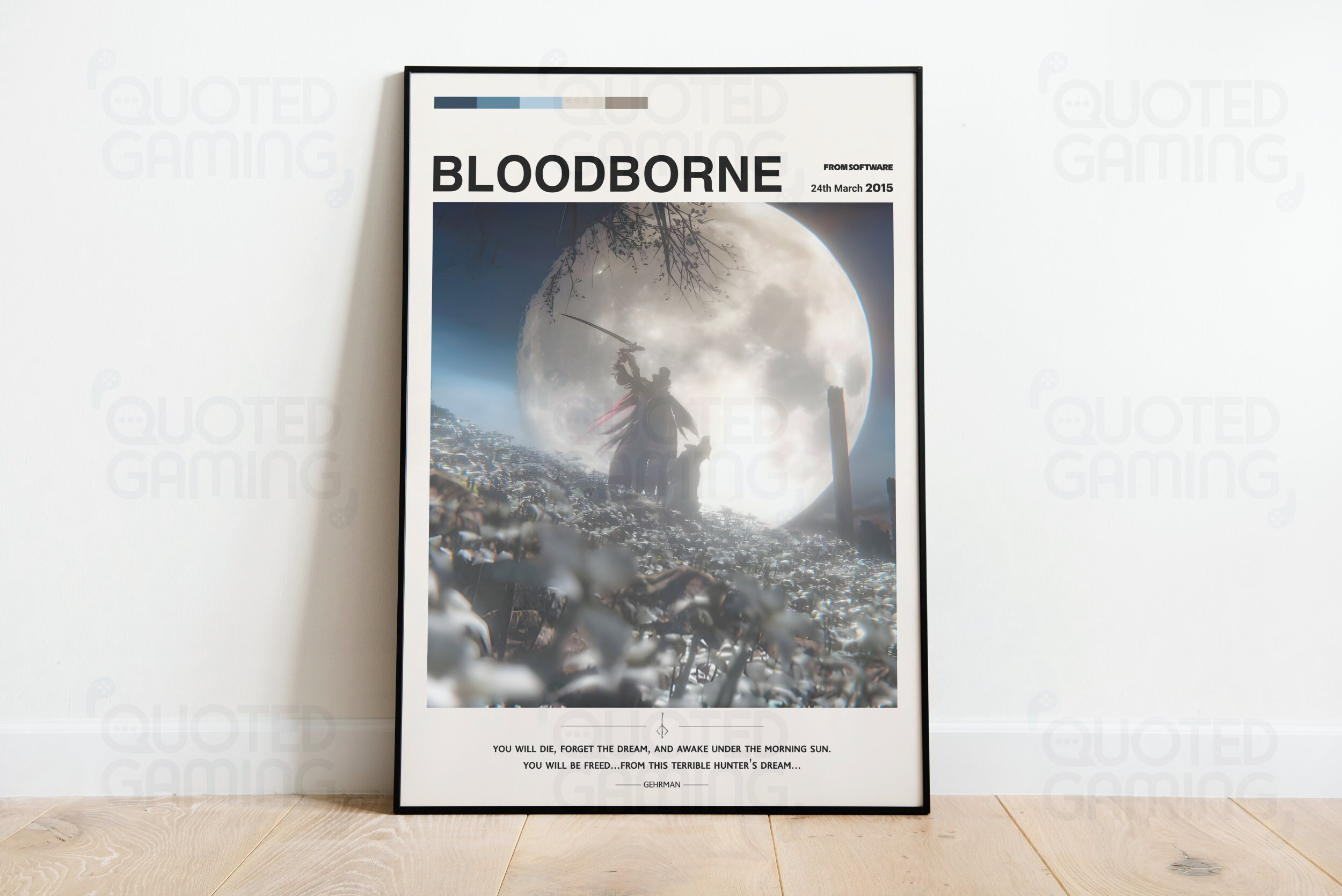 PS4 「Bloodborne」 B2ポスター Bloodborne (B2) Japanese Promotional