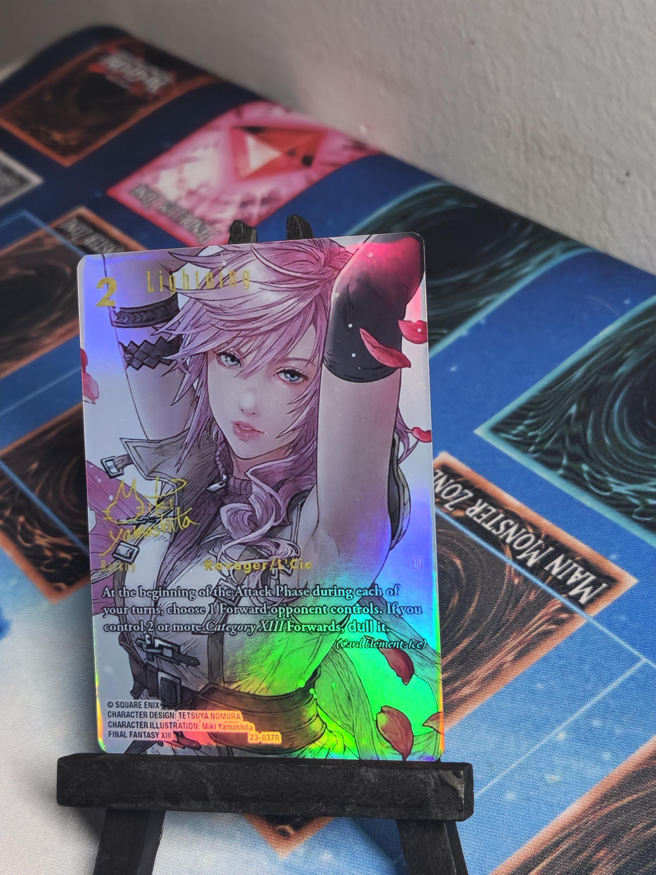 PSA10 ライトニング フルアート 23-037R FFTCG FF13 英語 PSA10