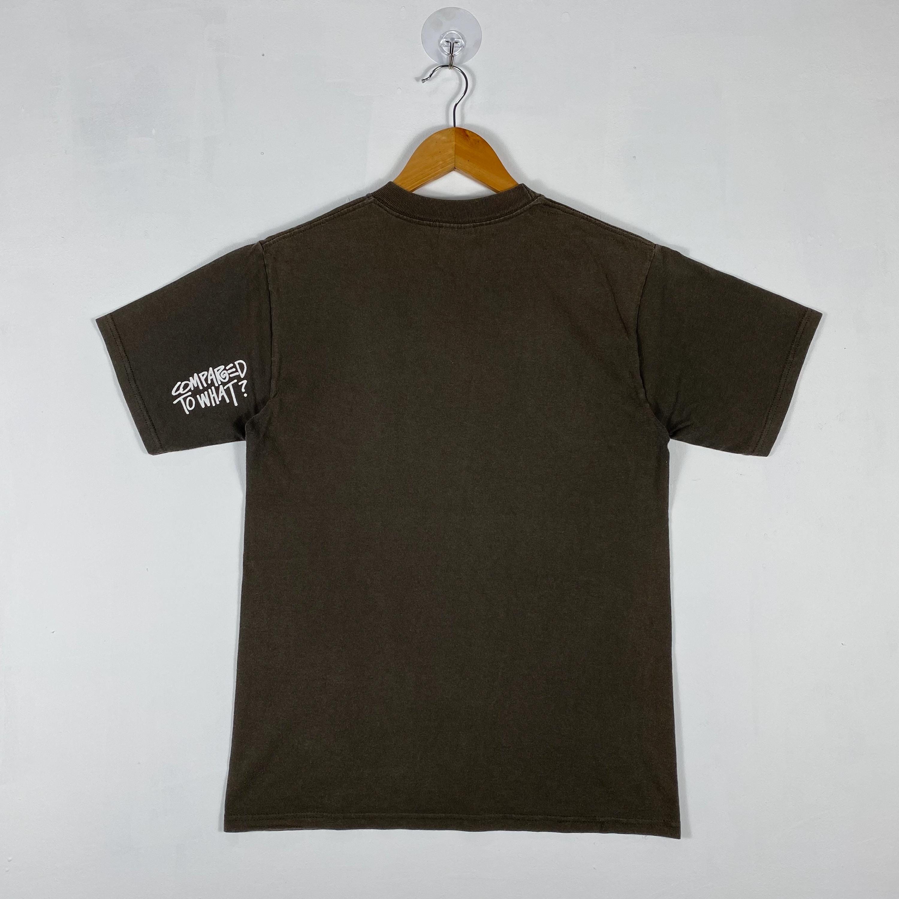 Rare!! Vintage 00's STUSSY LAURA Compared to What Photo Tee Shirt