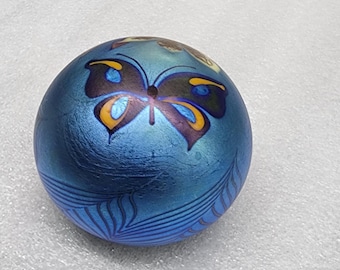 Orient and Flume Art Glass Paperweight - Etsy