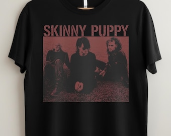 Skinny Puppy Shirt, Too Dark Park, Vintage Rare T-shirt, Faded