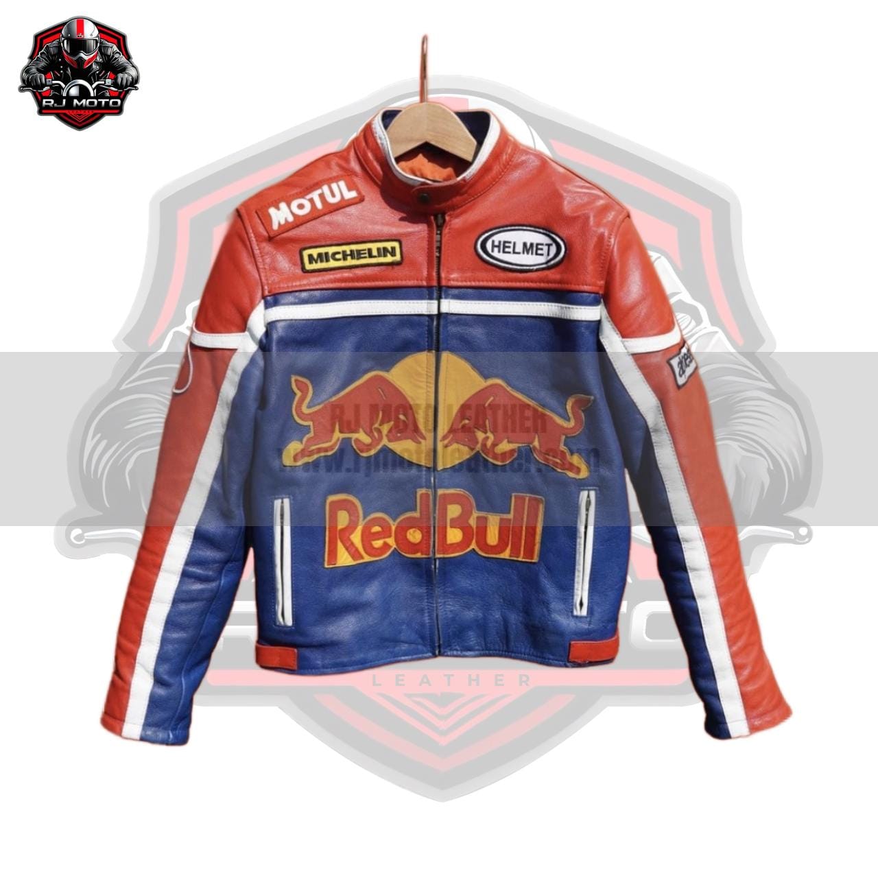Red bull racing leather jacket - Etsy 日本
