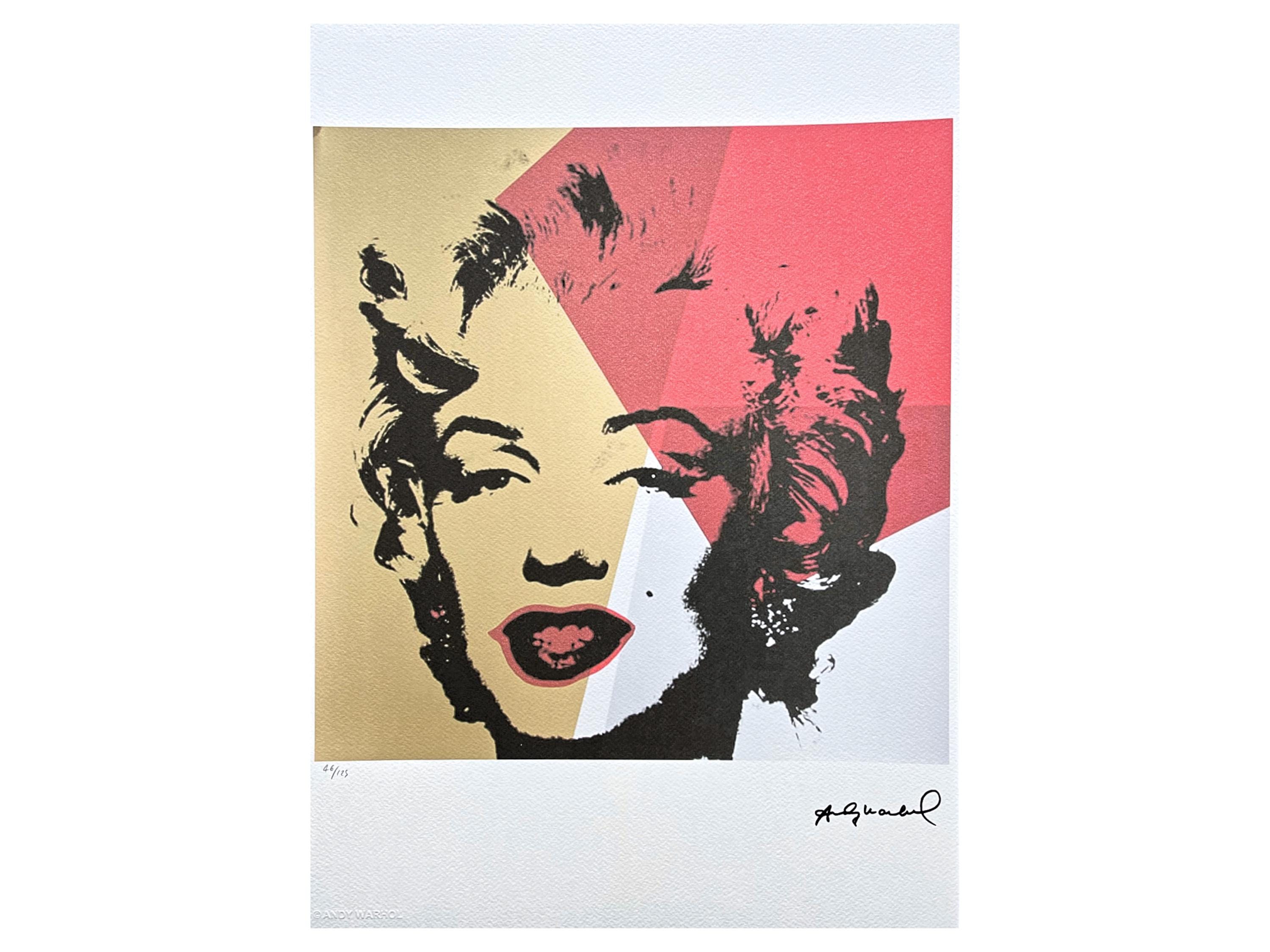 アンディ・ウォーホル - マリリン・モンロー - サイン入り