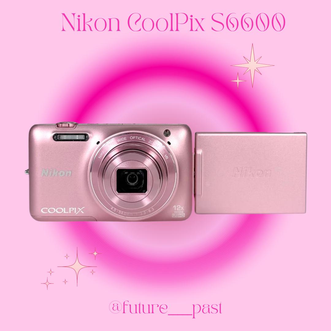 美品 Nikon COOLPIX S6600 ピンク コンパクトデジタルカメラ